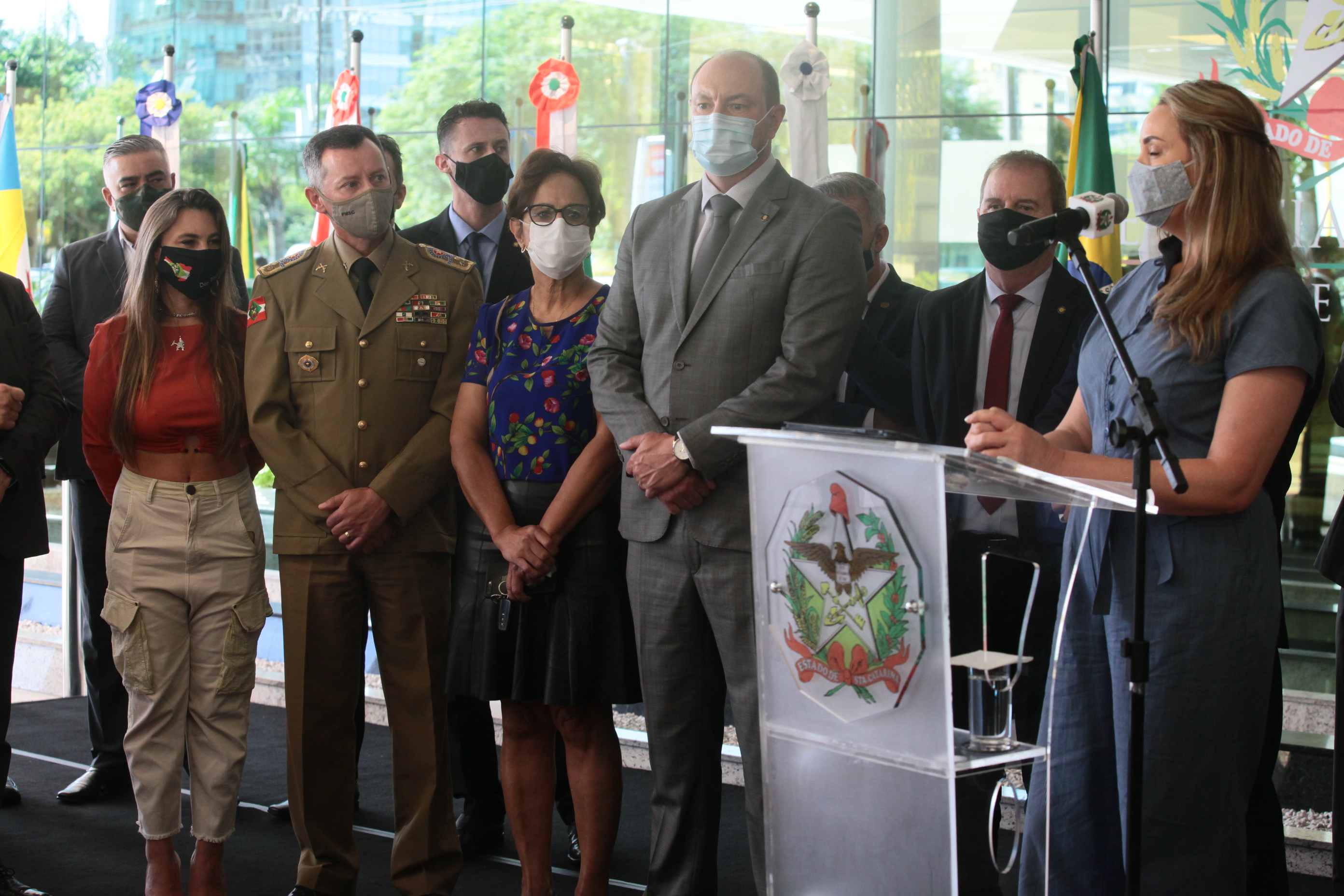 Solenidade de Entrega de Equipamentos à Polícia Militar de SC