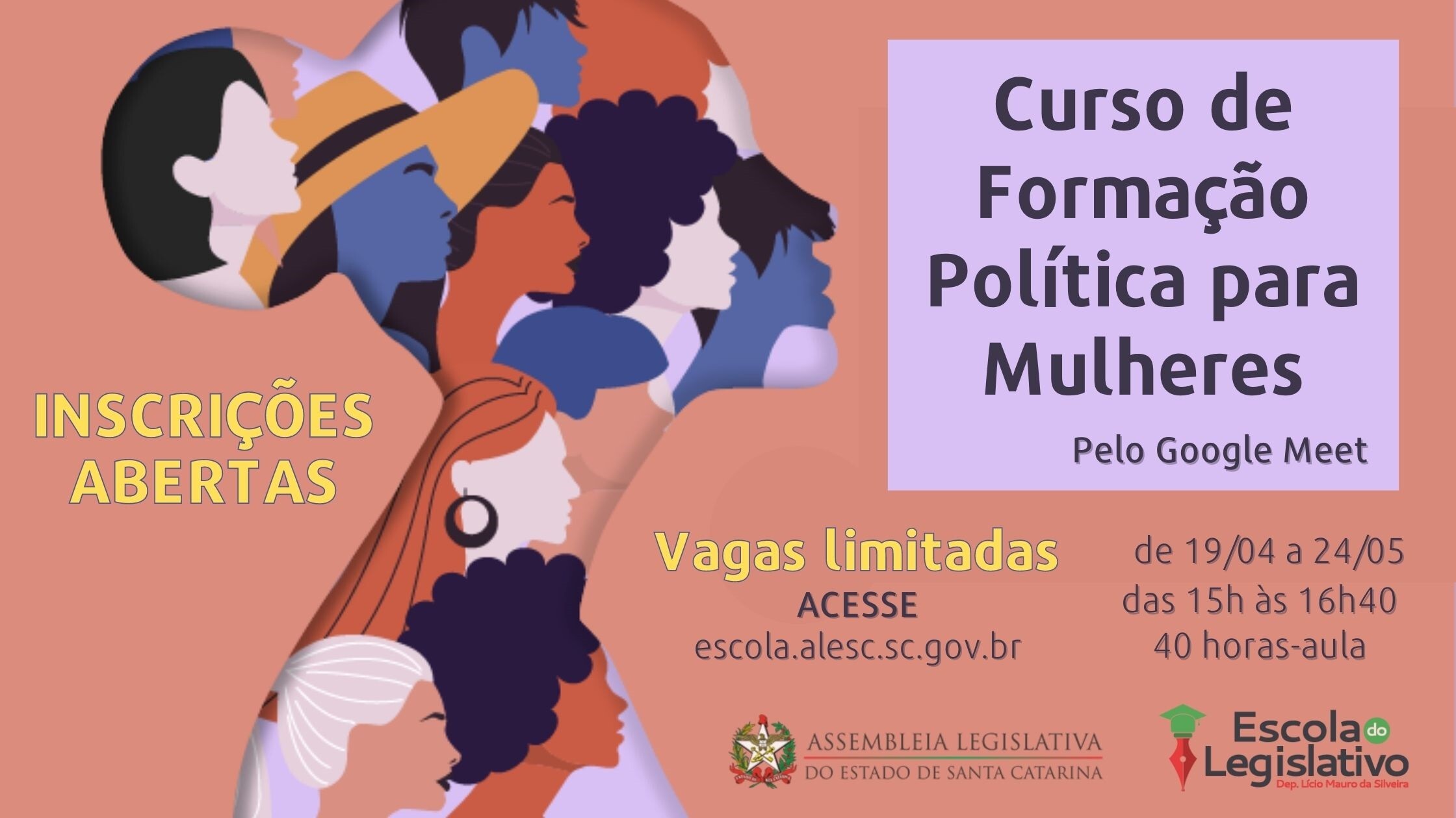 Abertas inscrições para Curso de Formação Política para Mulheres