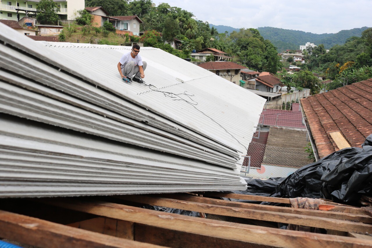 Obra em creche de Blumenau conta com emenda de Ivan Naatz