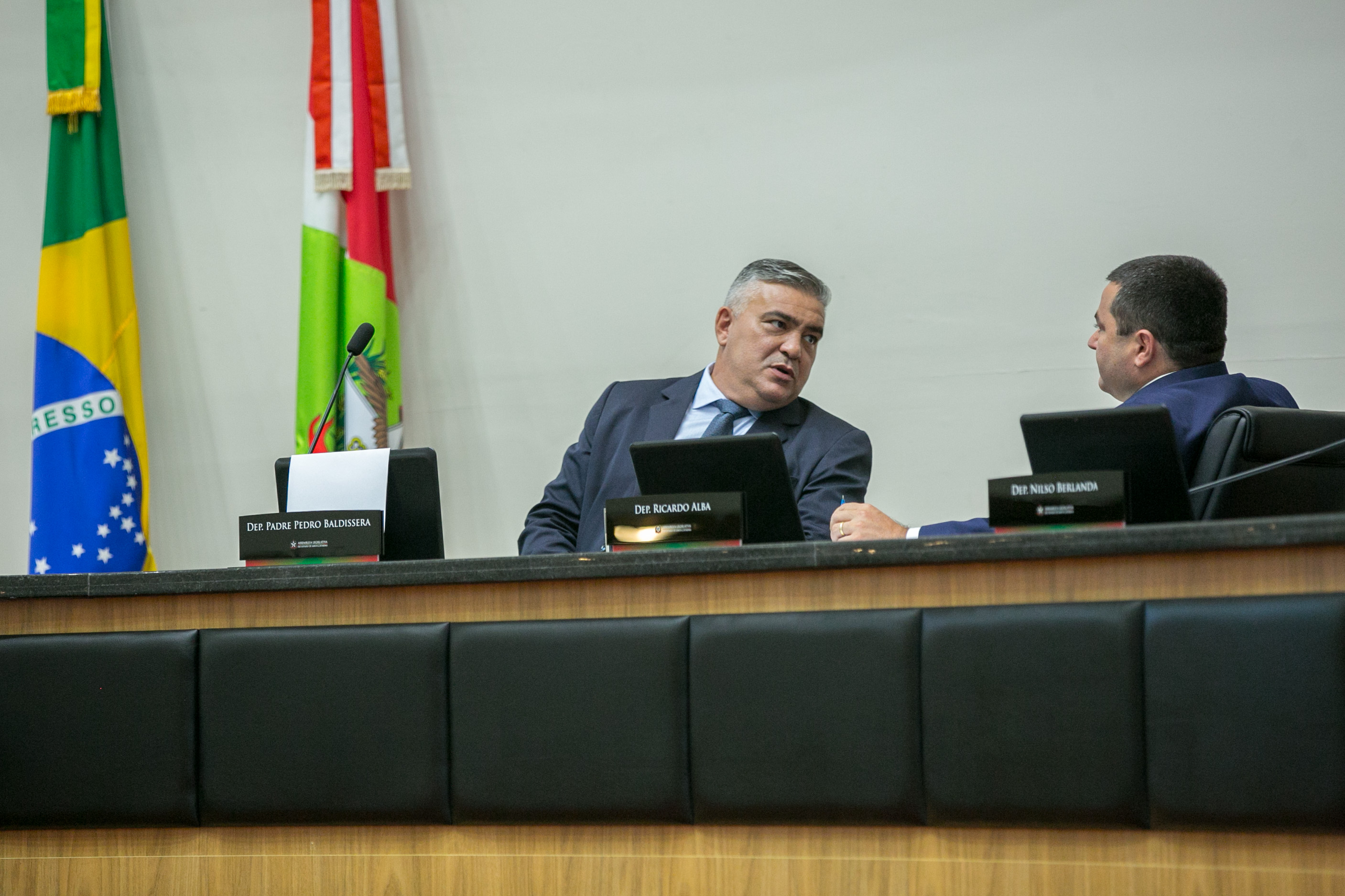 Deputado Sargento Lima (PL) e Deputado Ricardo Alba (PSL)