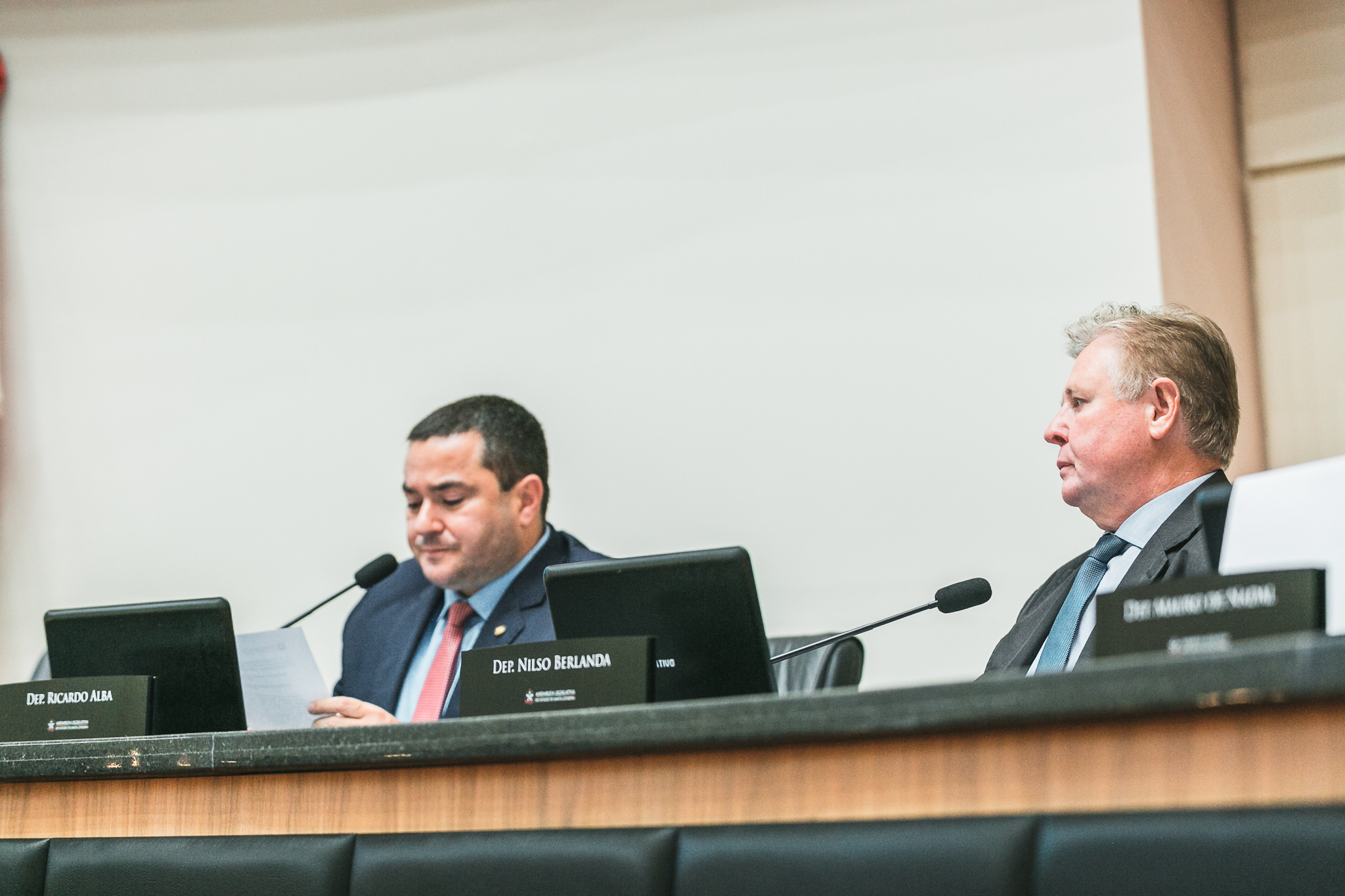 Deputado Ricardo Alba (PSL) e Deputado Nilso Berlanda (PL)
