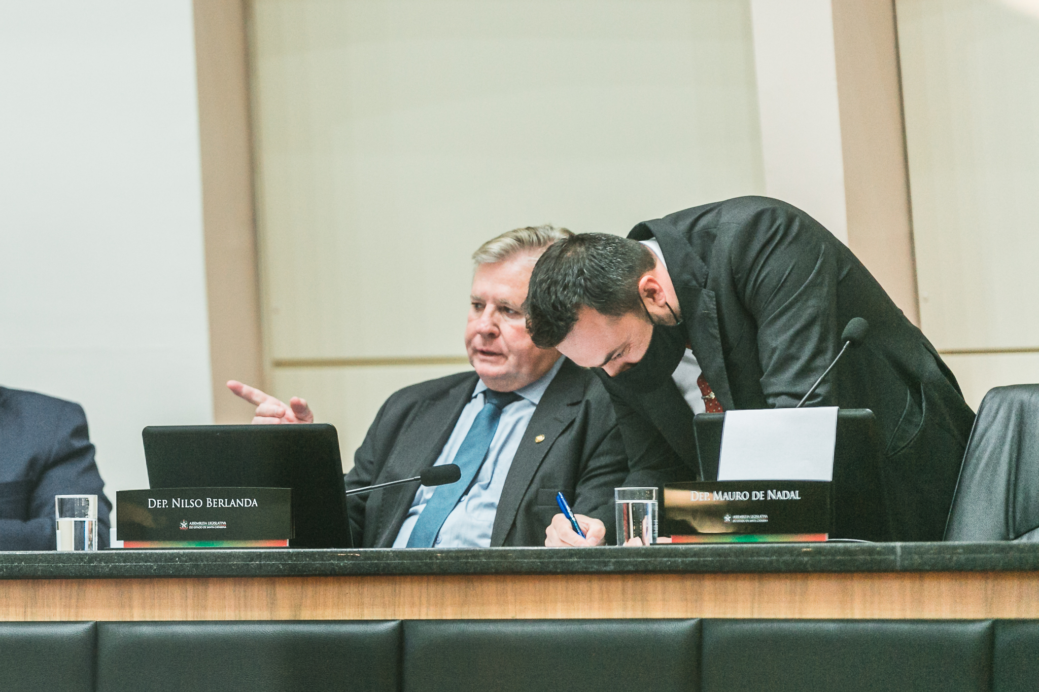 Deputado Nilso Berlanda (PL) e Deputado Marcius Machado (PL)