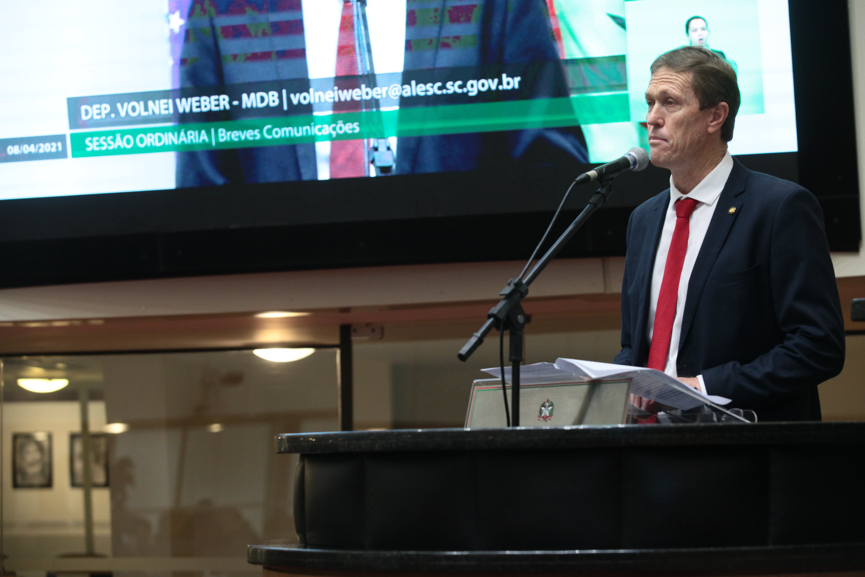 Sessão Ordinária - Deputado Volnei Weber (MDB)