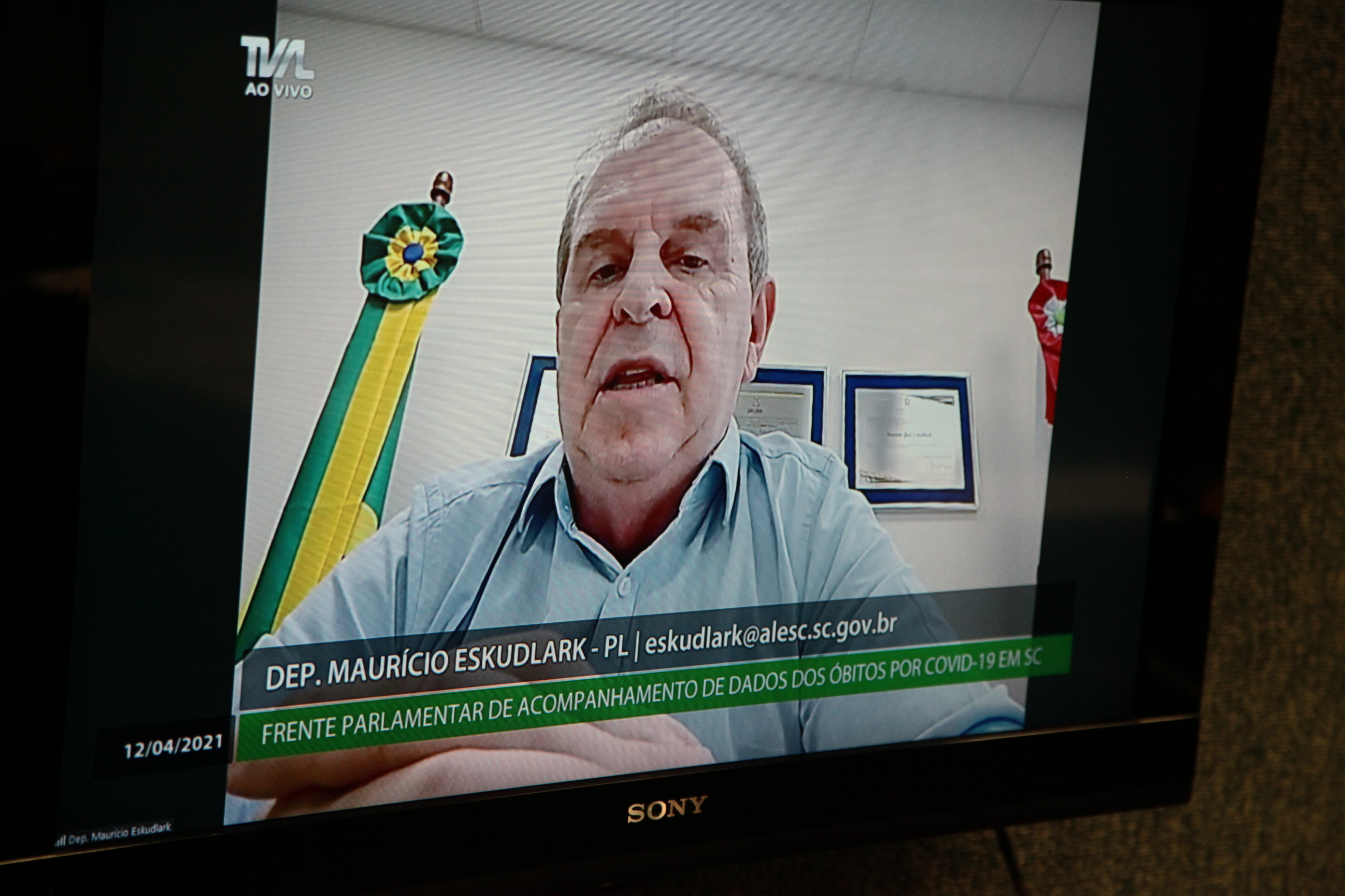 Frente Parlamentar de Acompanhamento de Dados dos Óbitos por Covid-19 em SC - Deputado Maurício Eskudlark (PL)