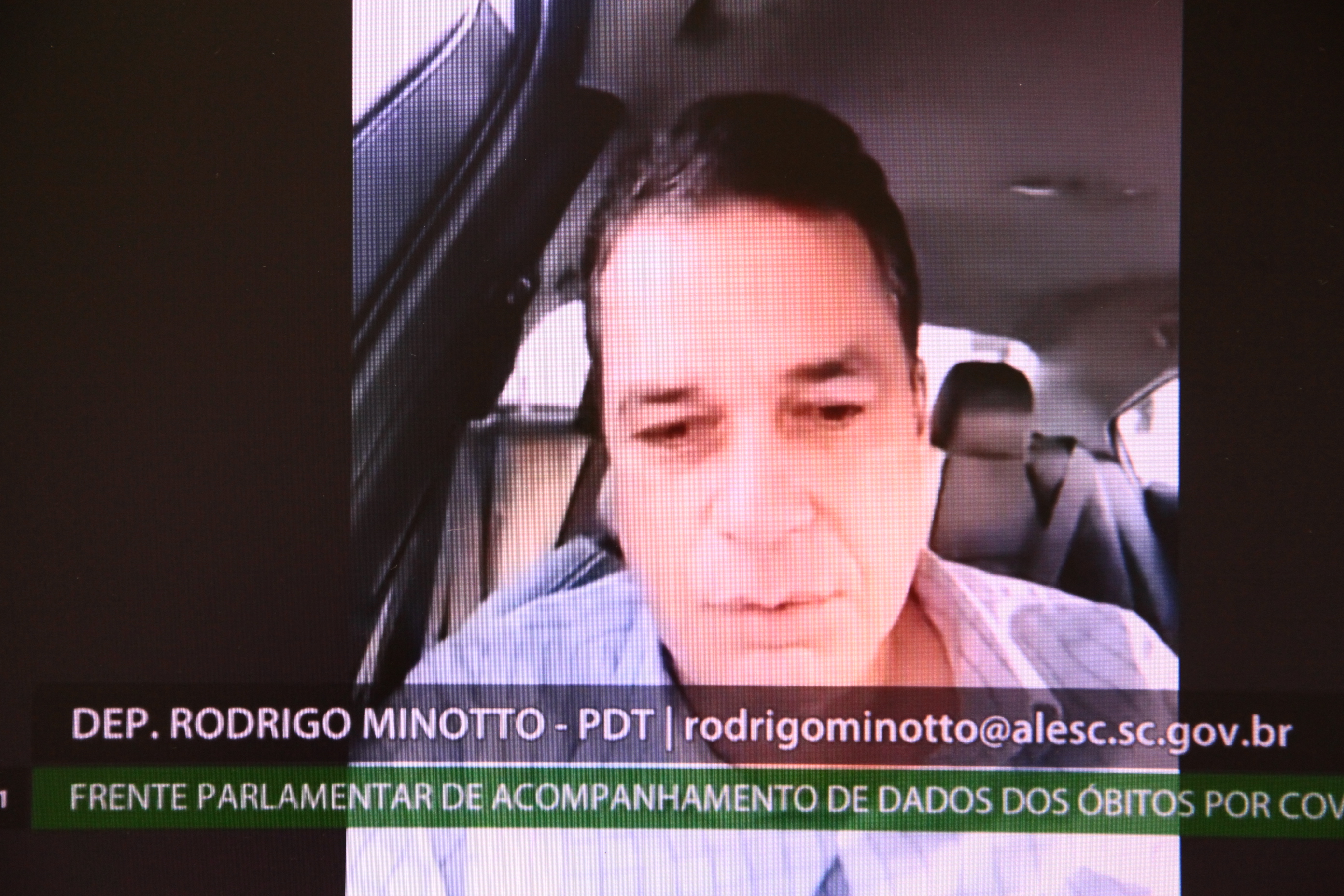 Frente Parlamentar de Acompanhamento de Dados dos Óbitos por Covid-19 em SC - Deputado Rodrigo Minotto (PDT)