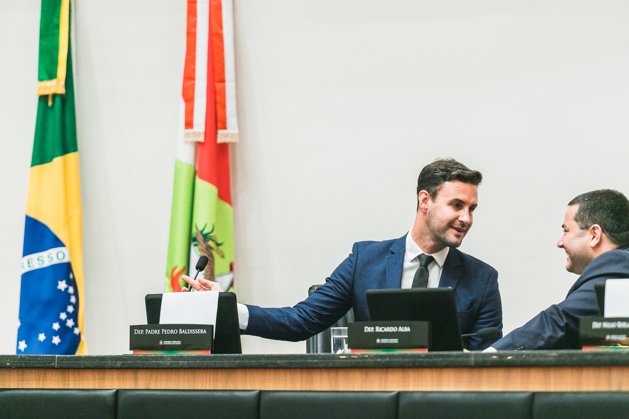 Deputado Felipe Estevão (PSL) - Deputado Ricardo Alba (PSL)