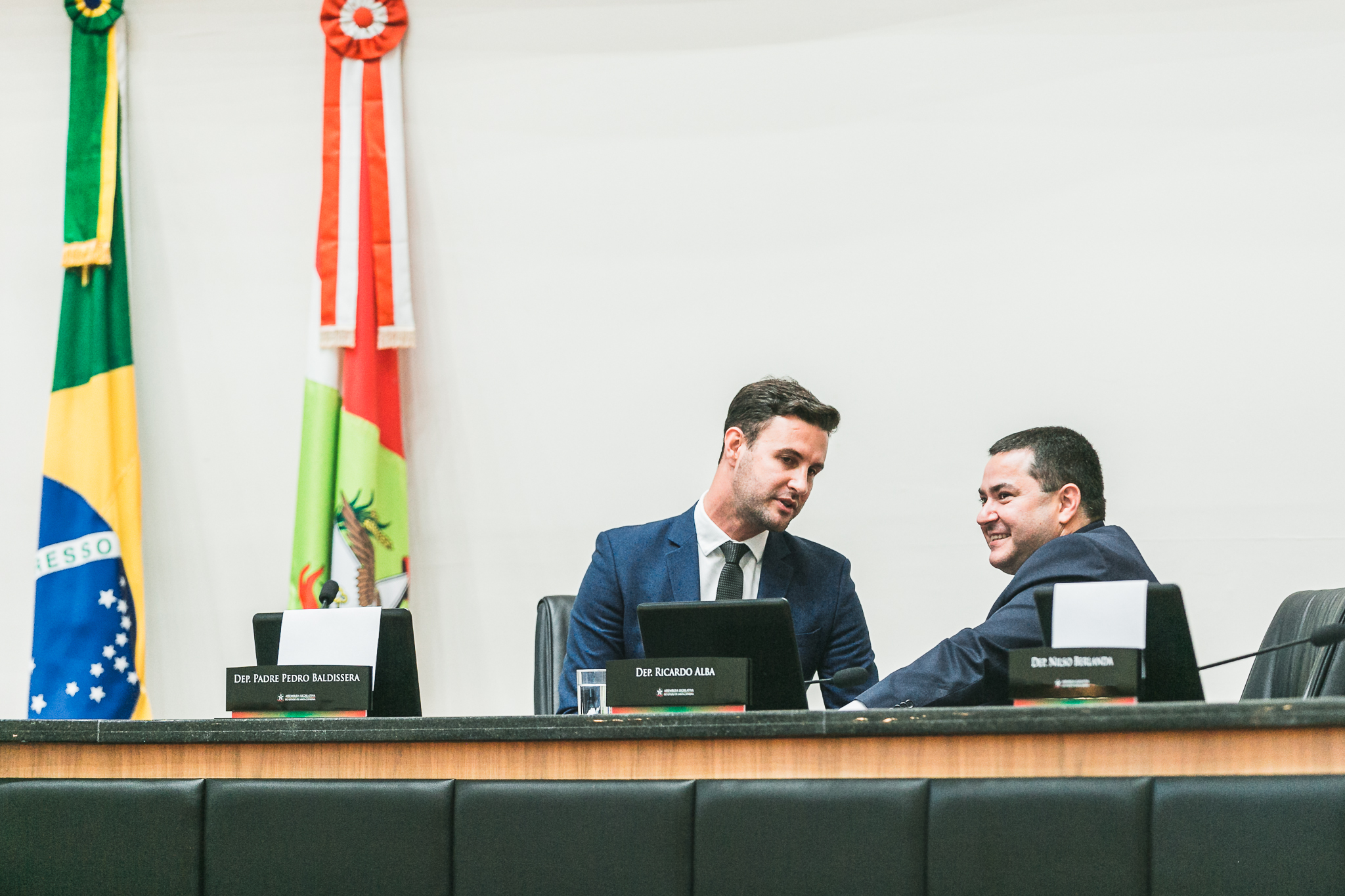 Deputado Felipe Estevão (PSL) - Deputado Ricardo Alba (PSL)