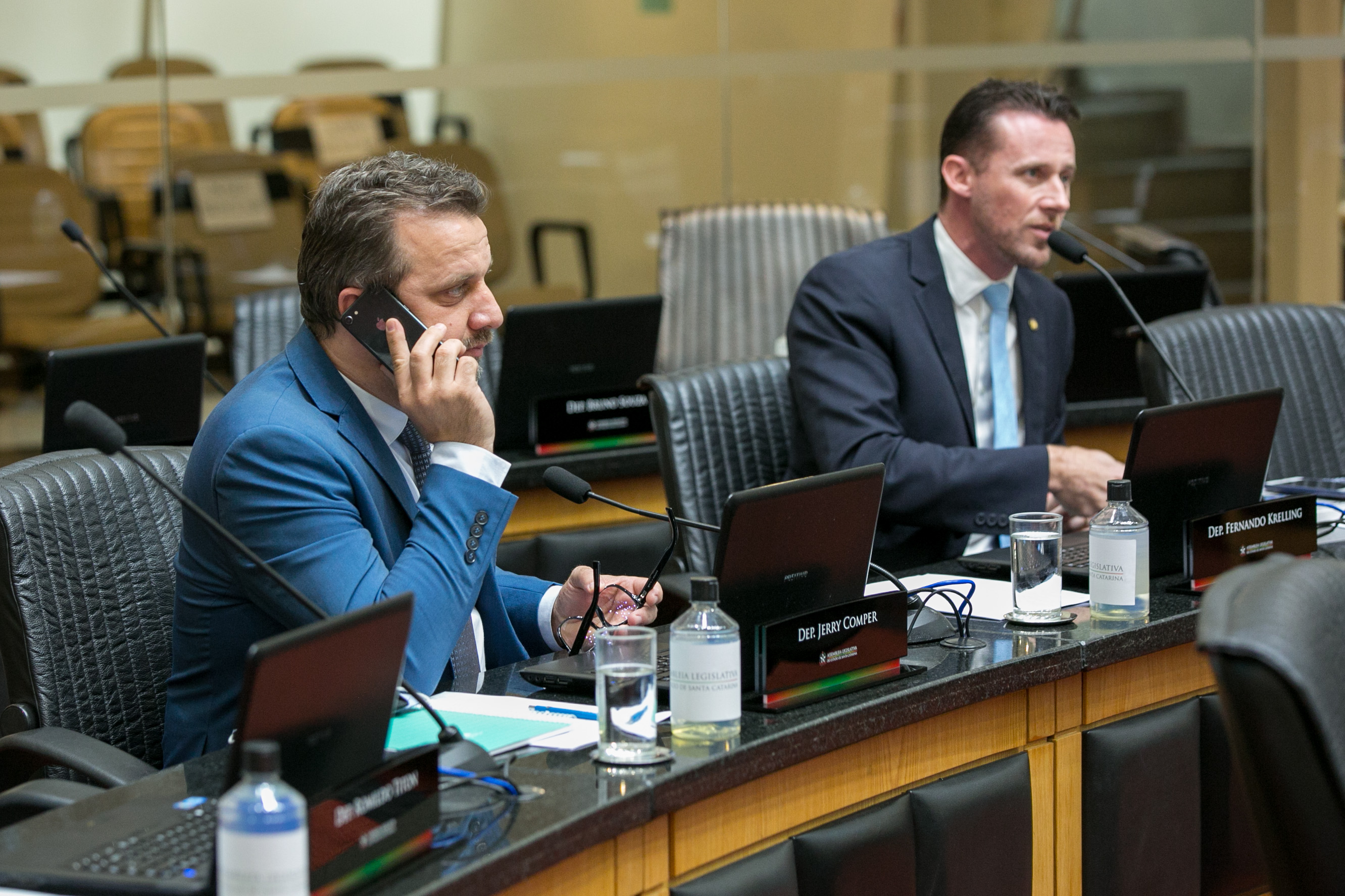 Deputado Jerry Comper (MDB) e Deputado Fernando Krelling (MDB)