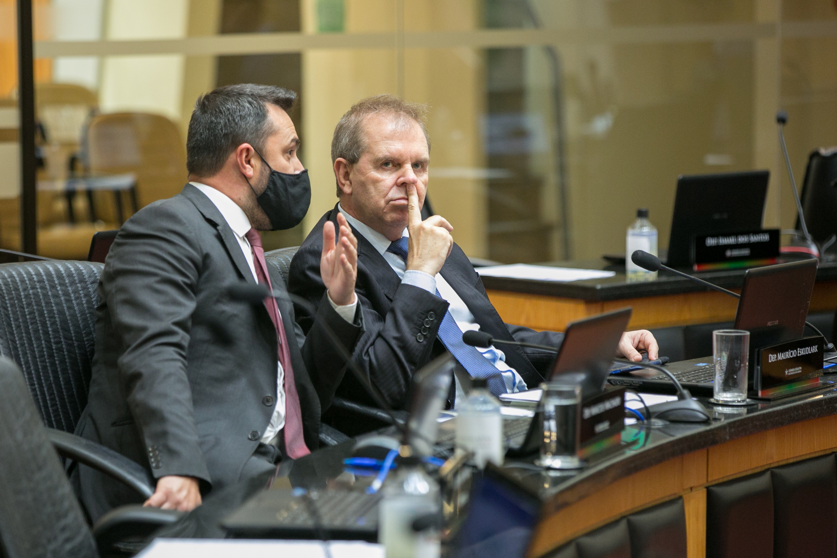 Deputado Marcius Machado (PL) e Deputado Maurício Eskudlark (PL)