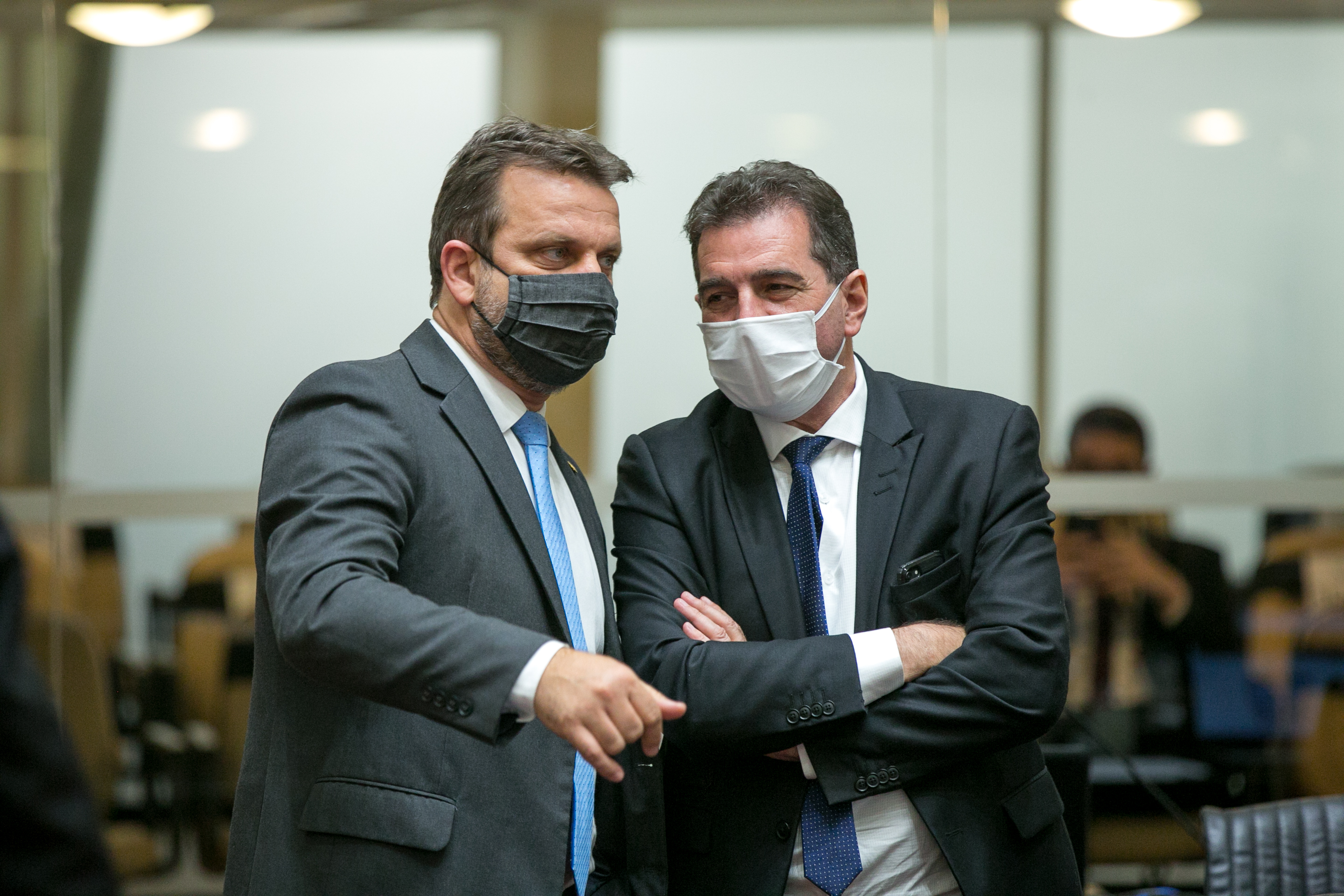Deputado Jerry Comper (MDB) e Deputado Valdir Cobalchini (MDB)