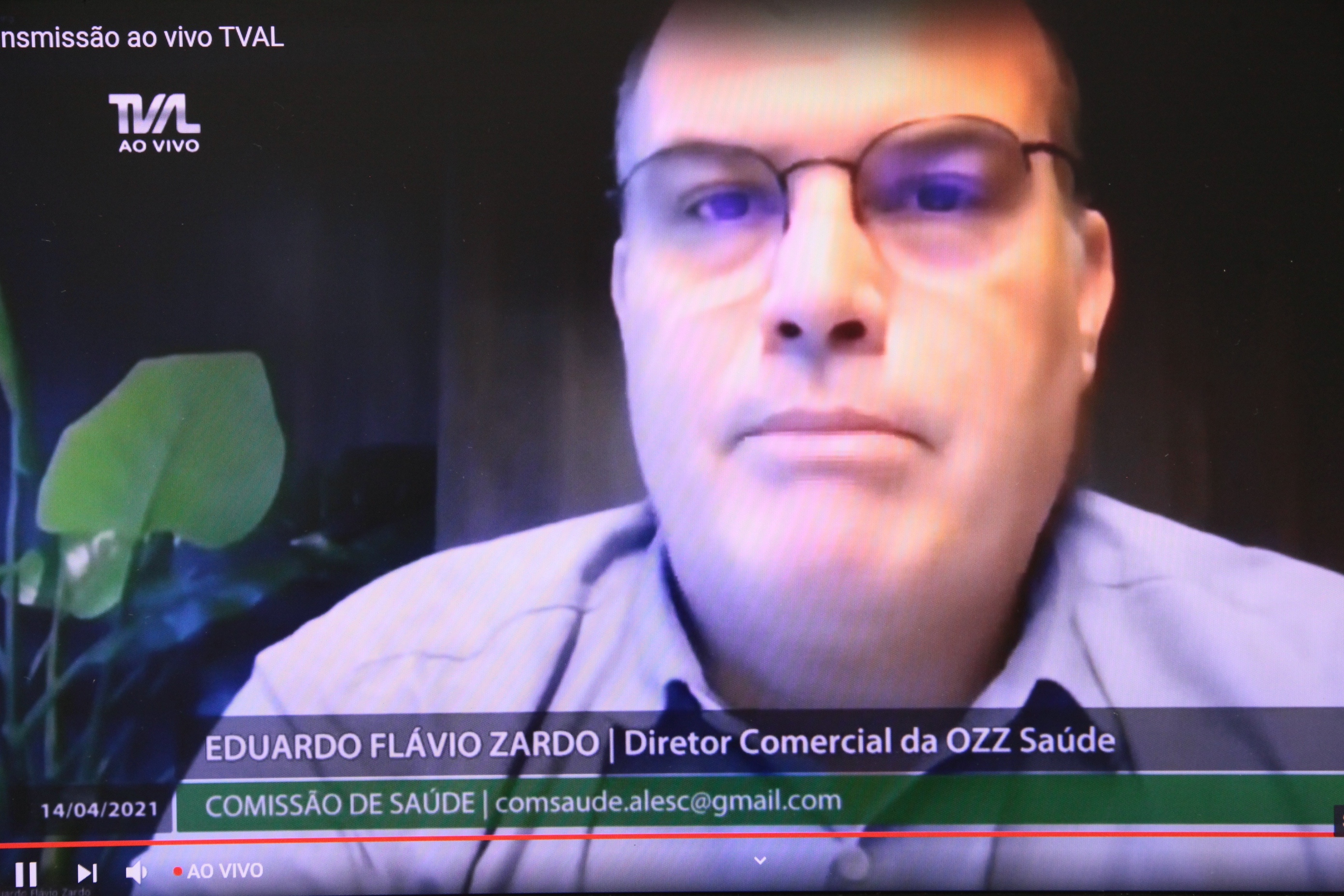 Reunião Virtual da Comissão de Saúde