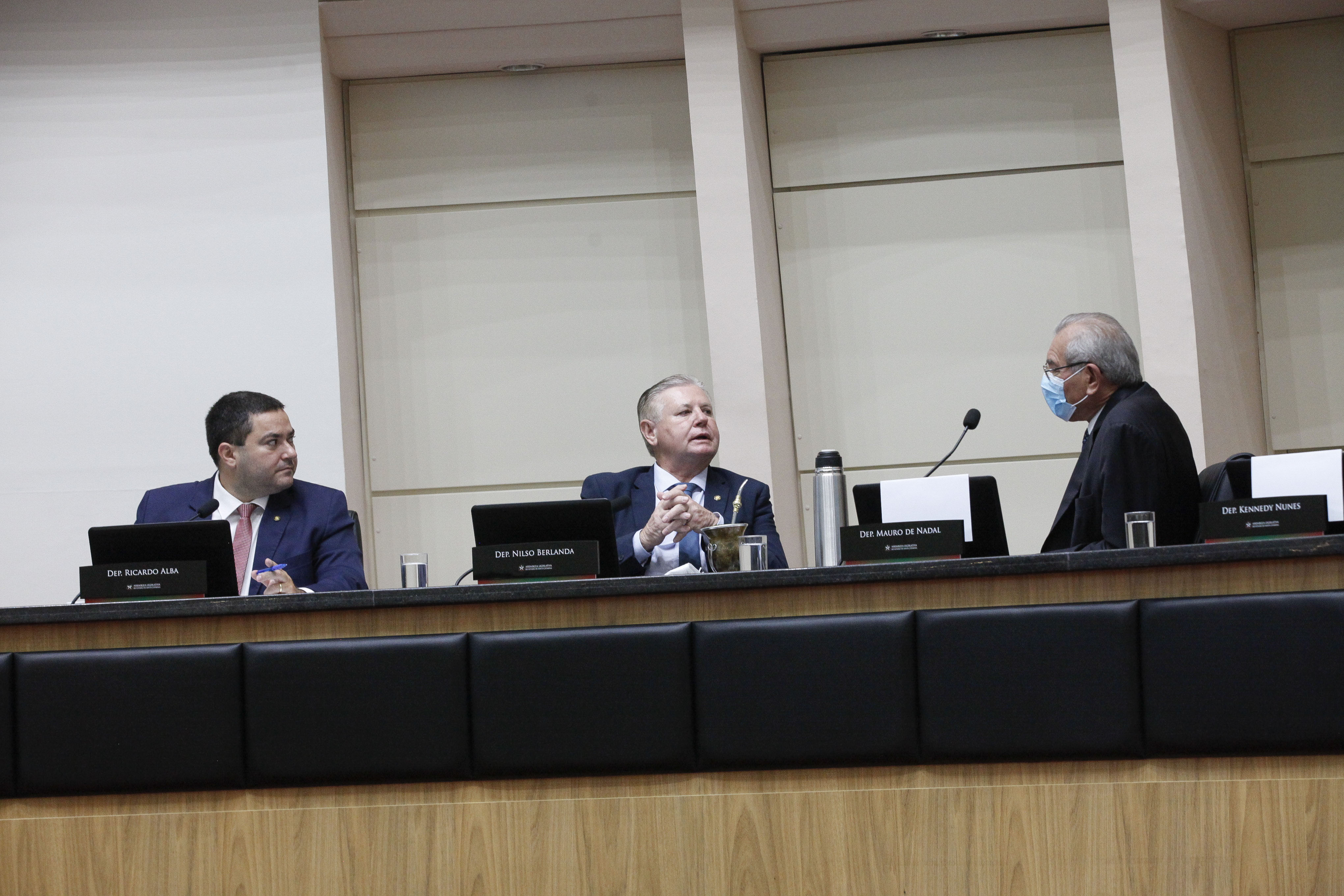 Deputado Ricardo Alba (PSL), Deputado Nilso Berlanda (PL), Deputado Silvio Dreveck (PP)