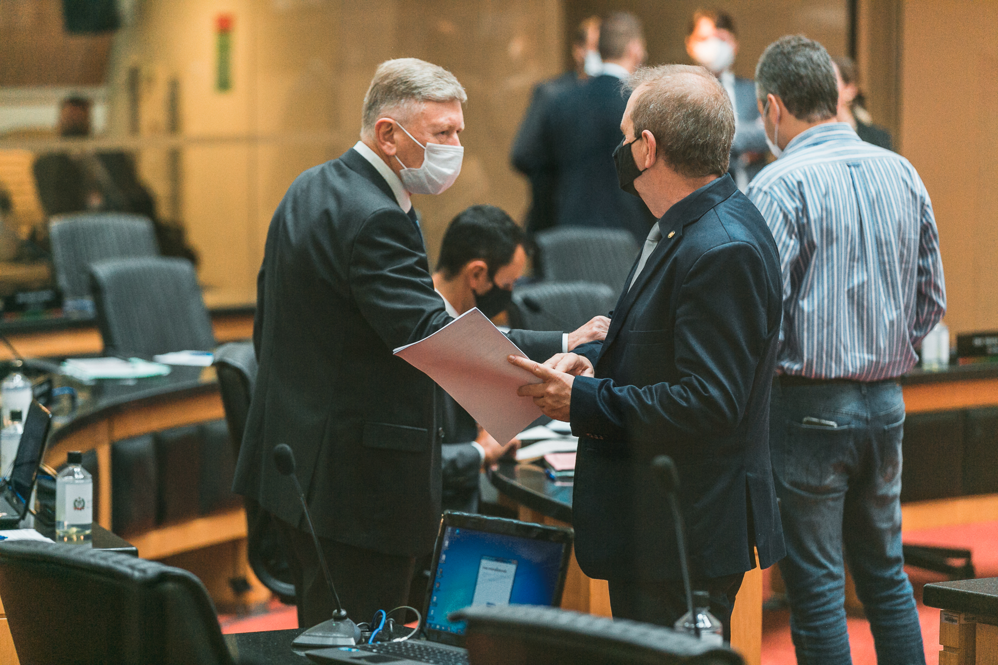 Deputado Milton Hobus (PSD) - Deputado Maurício Eskudlark (PL)