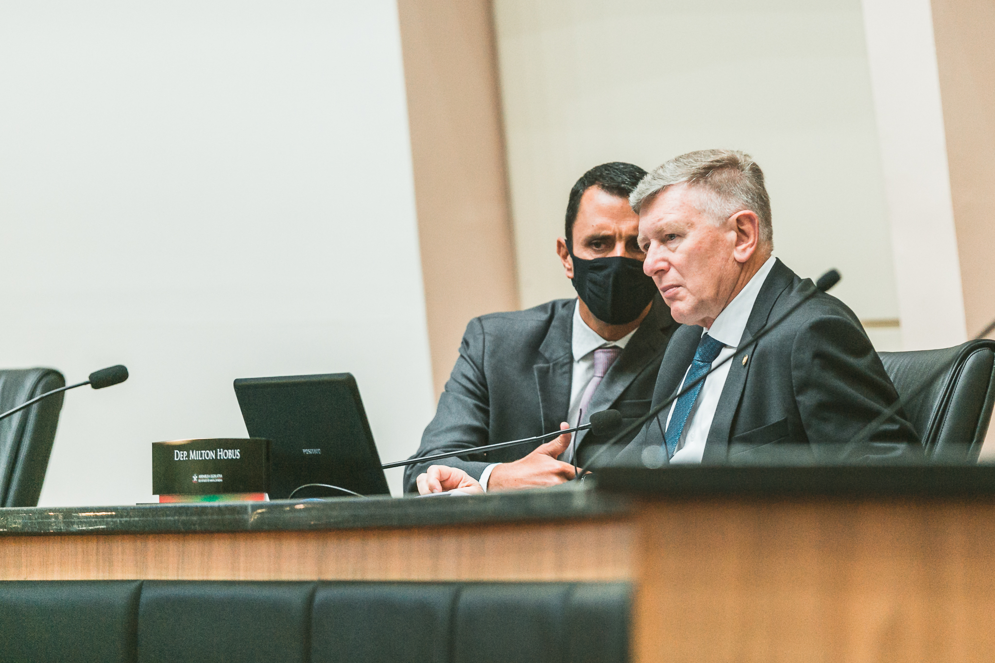 Deputado Milton Hobus (PSD) - Deputado João Amin (PP)