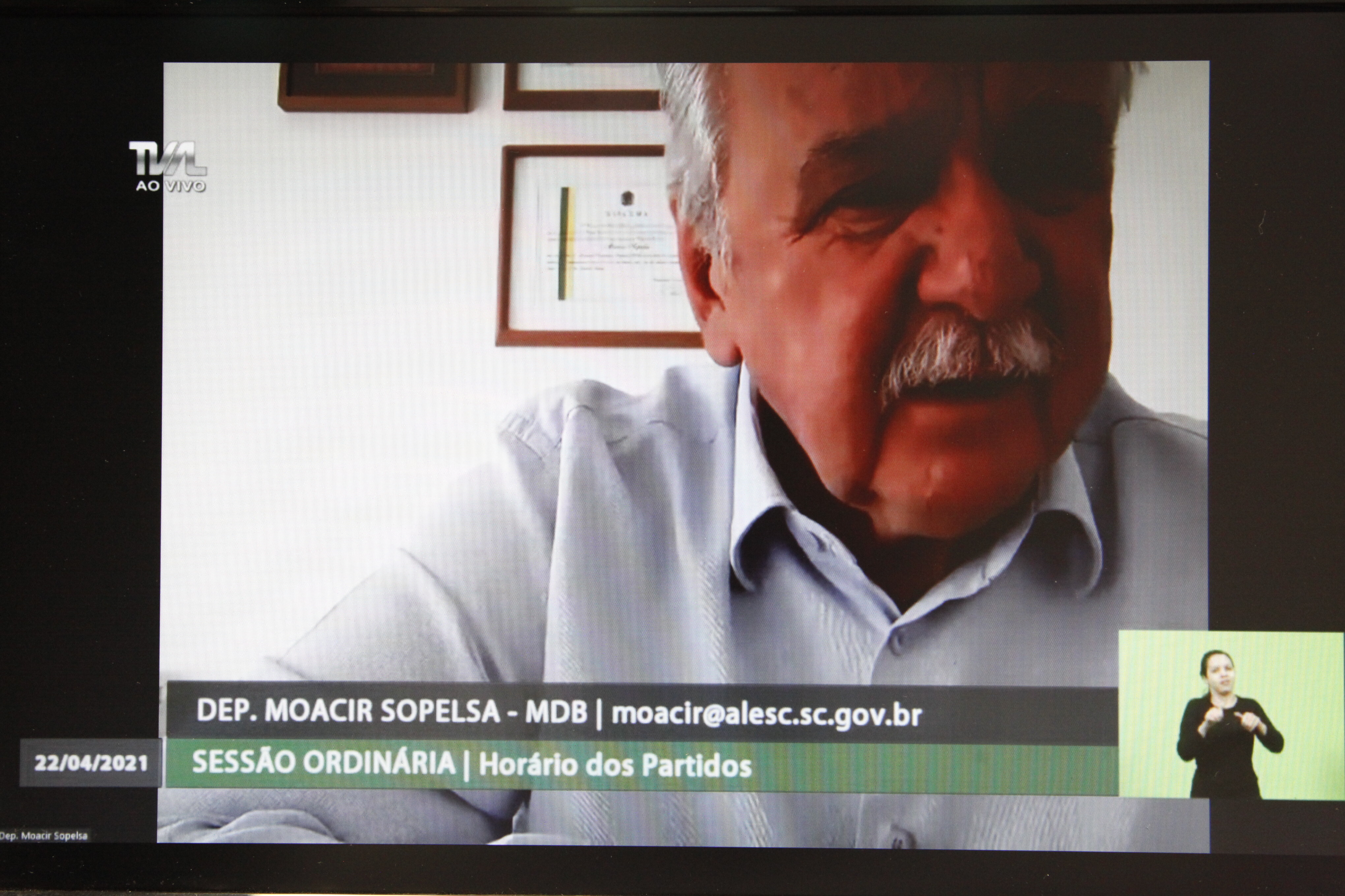 Deputado Moacir Sopelsa