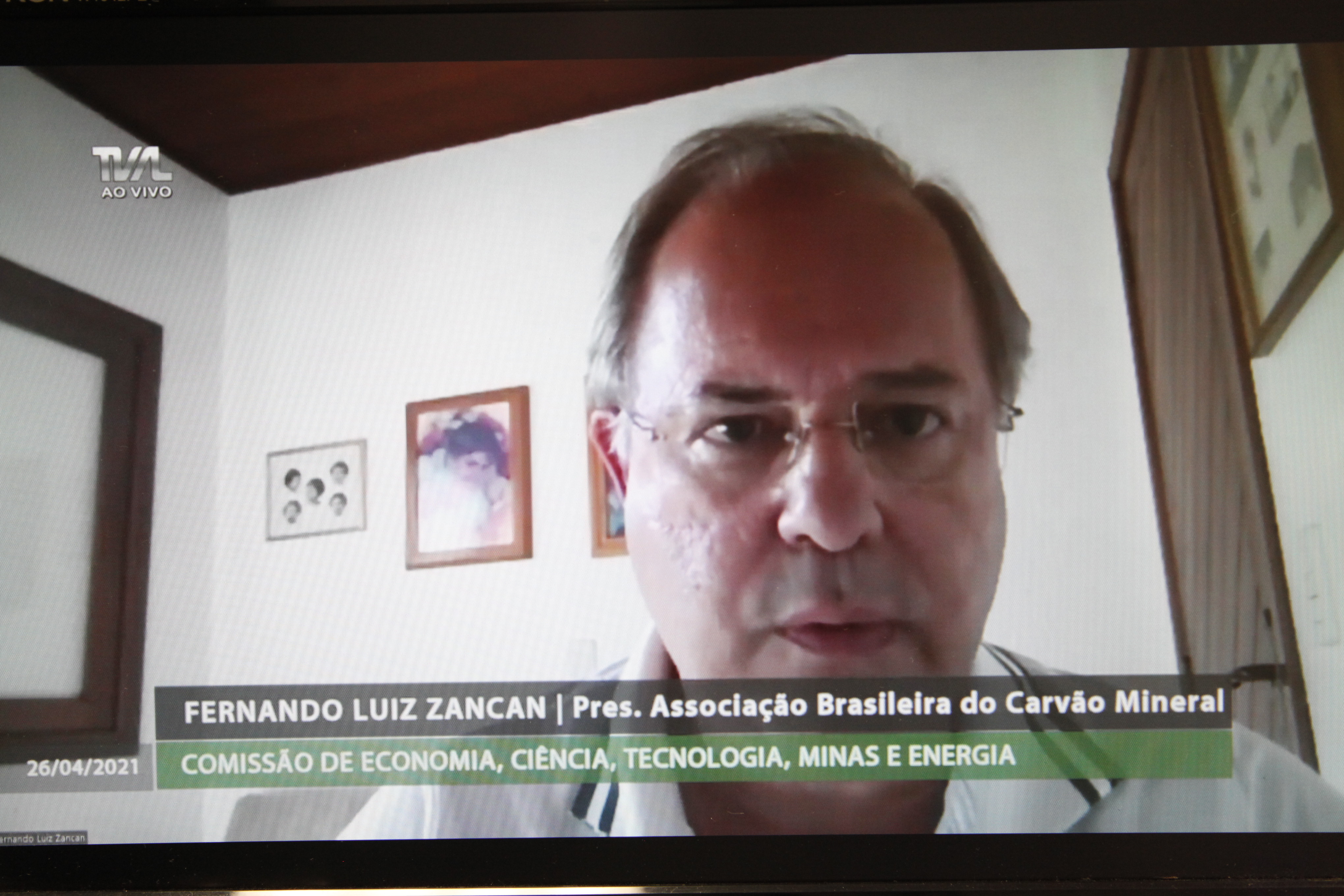 Fernando Luiz Zancan, Pres. Assoc. Brasileira do Carvão