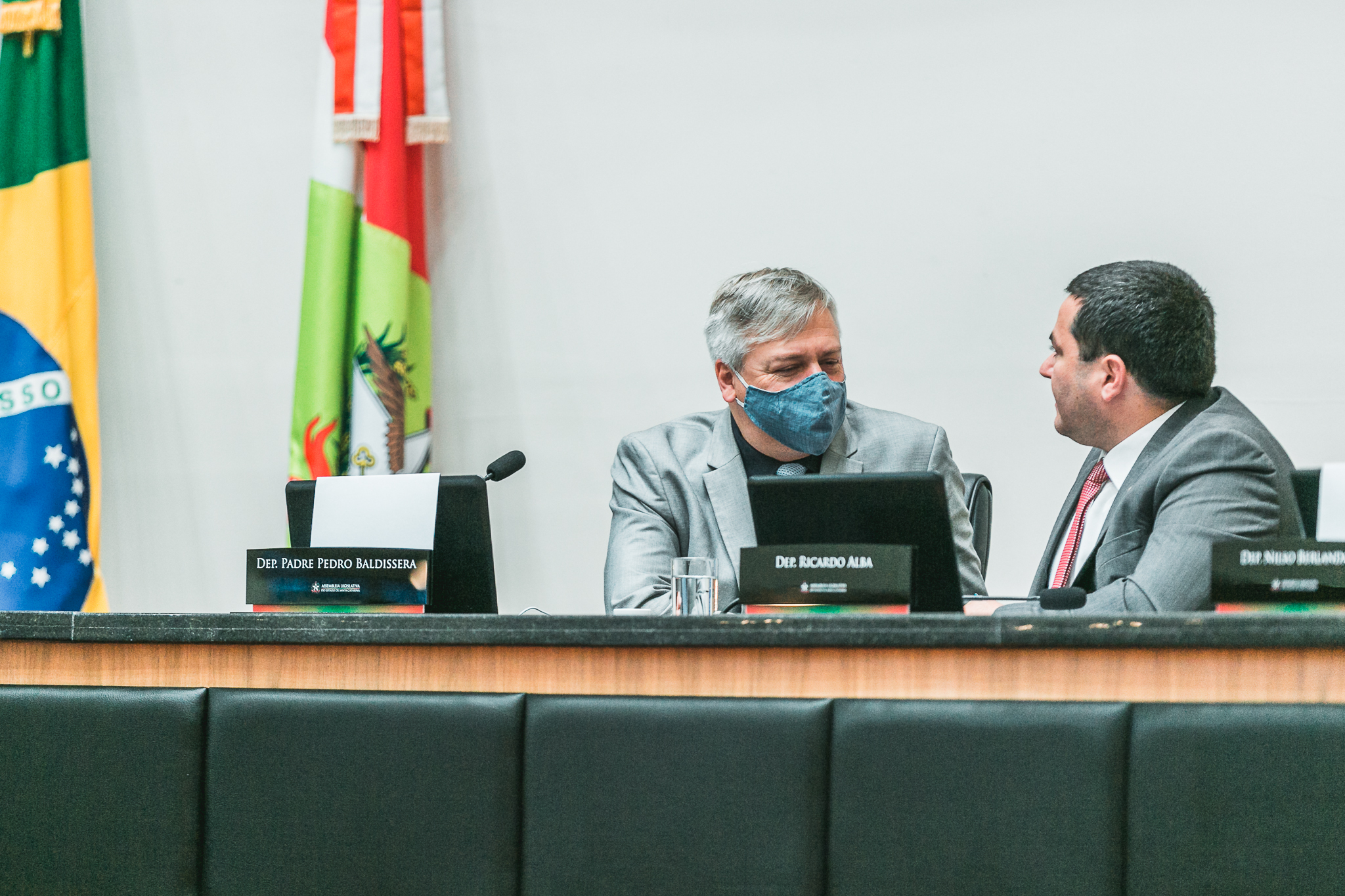 Deputado Fabiano da Luz (PT) - Deputado Ricardo Alba (PSL)