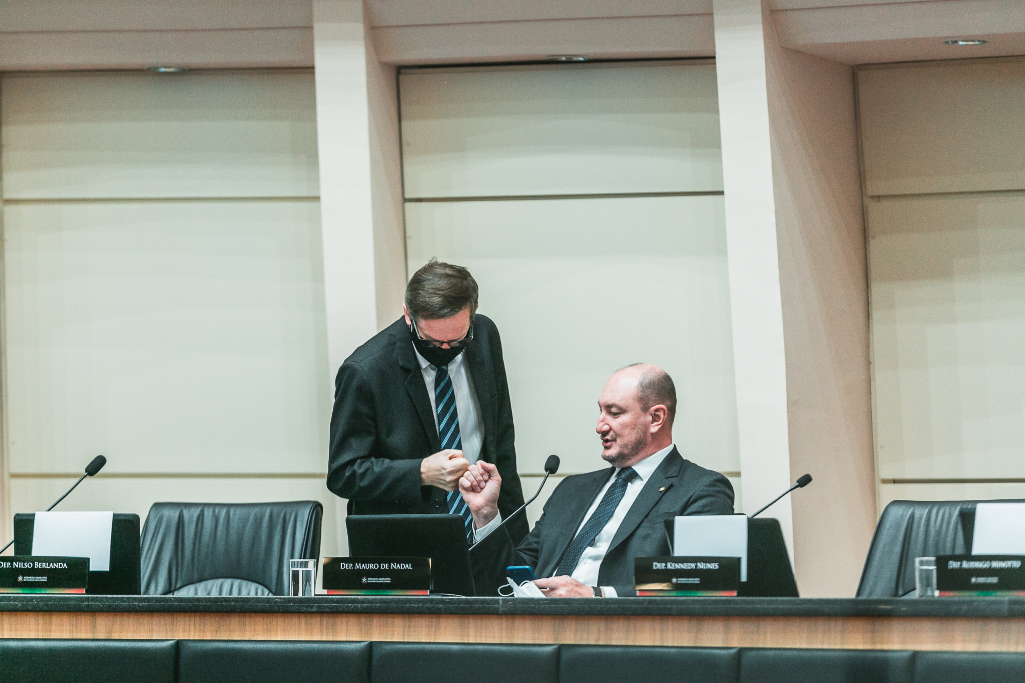 Deputado Mauro de Nadal (MDB) - Deputado Jair Miotto (PSC)