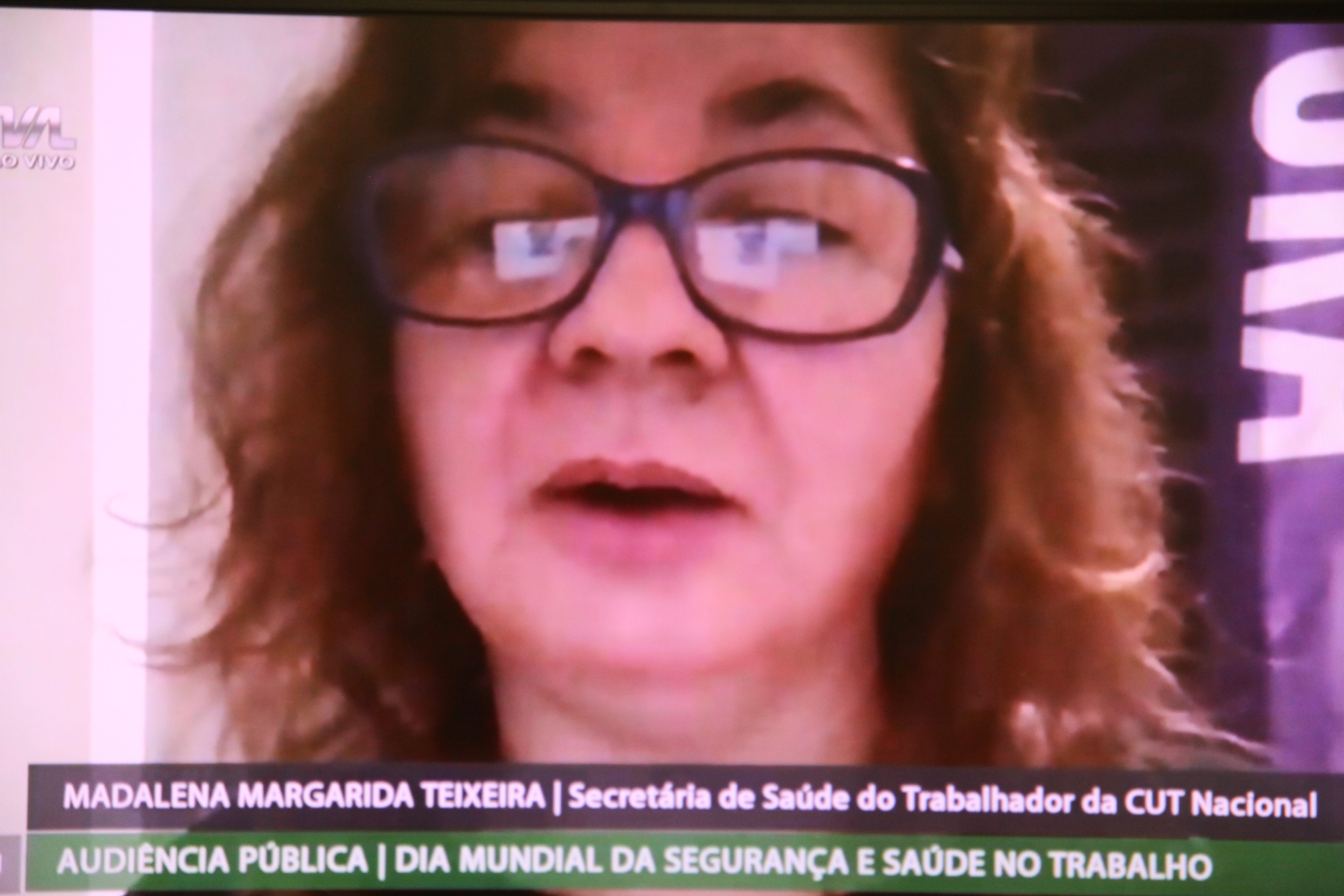 Audiência Pública da Comissão de Saúde - Segurança do Trabalhador - Madalena Margarida Teixeira