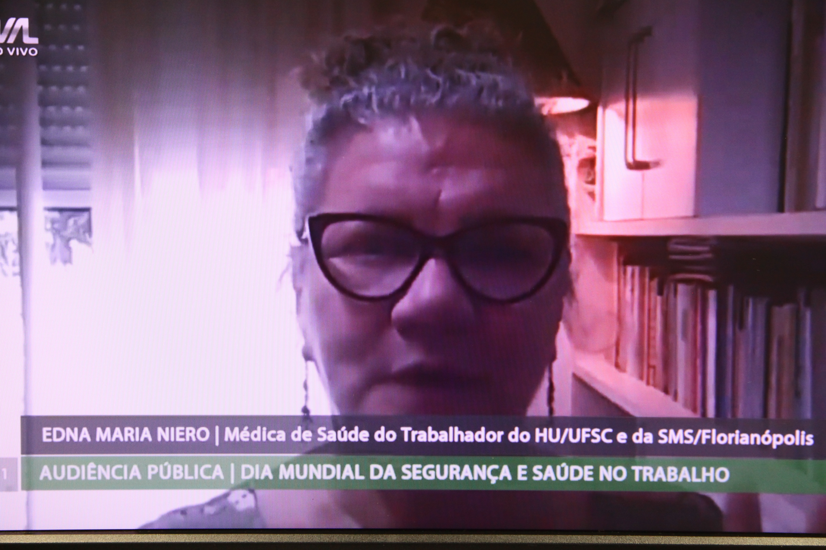 Audiência Pública da Comissão de Saúde - Segurança do Trabalhador - Edna Ribeiro