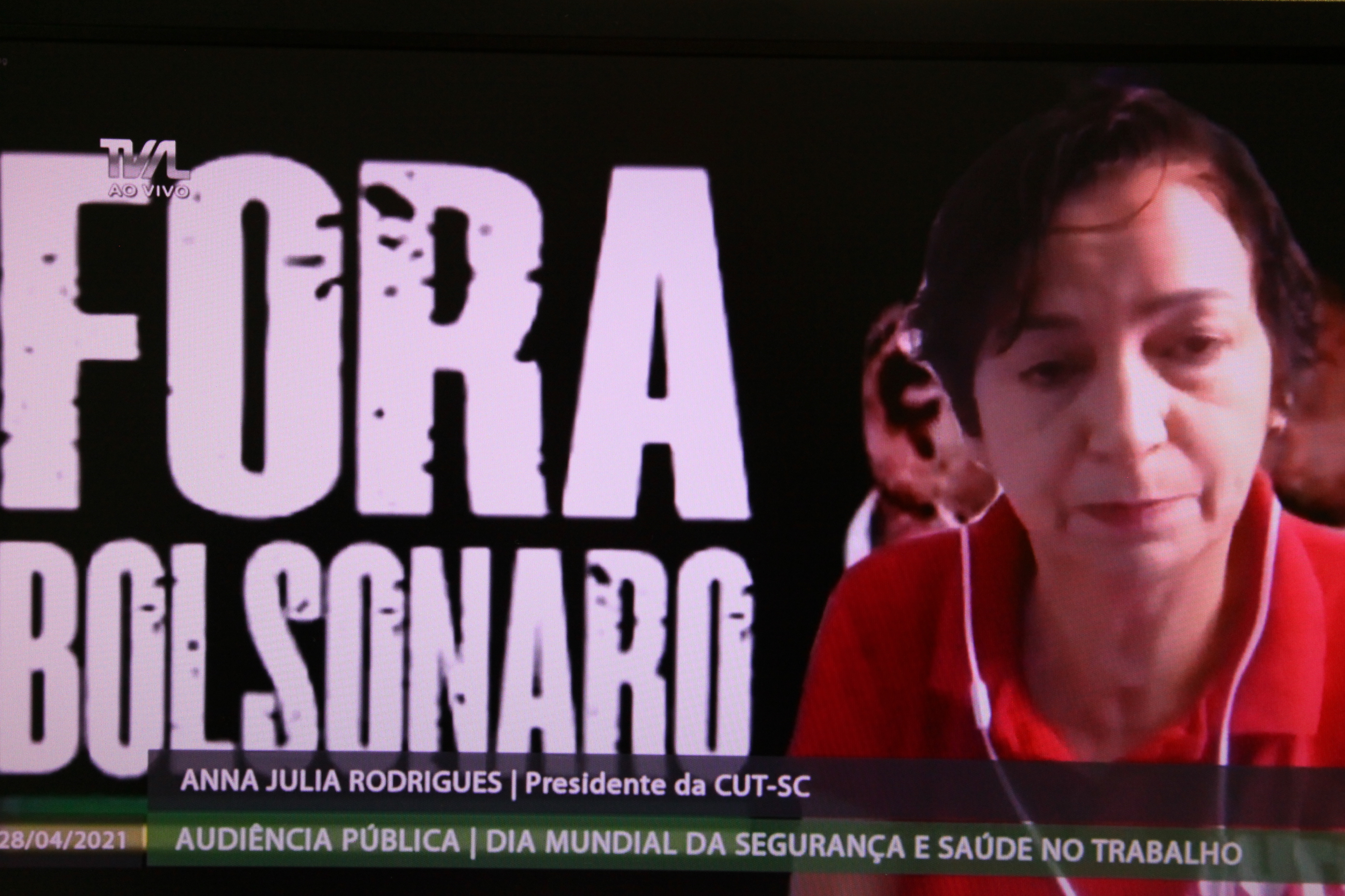 Audiência Pública da Comissão de Saúde - Segurança do Trabalhador - Anna Júlia Rodrigues
