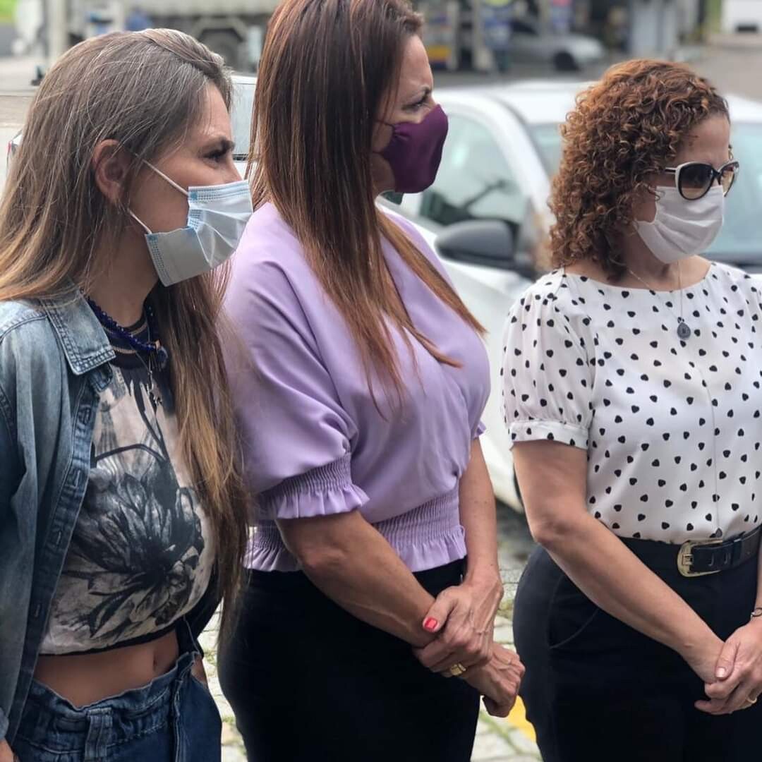 Paulinha participa em Itapema da vistoria para a nova sede do Ciretran Regional