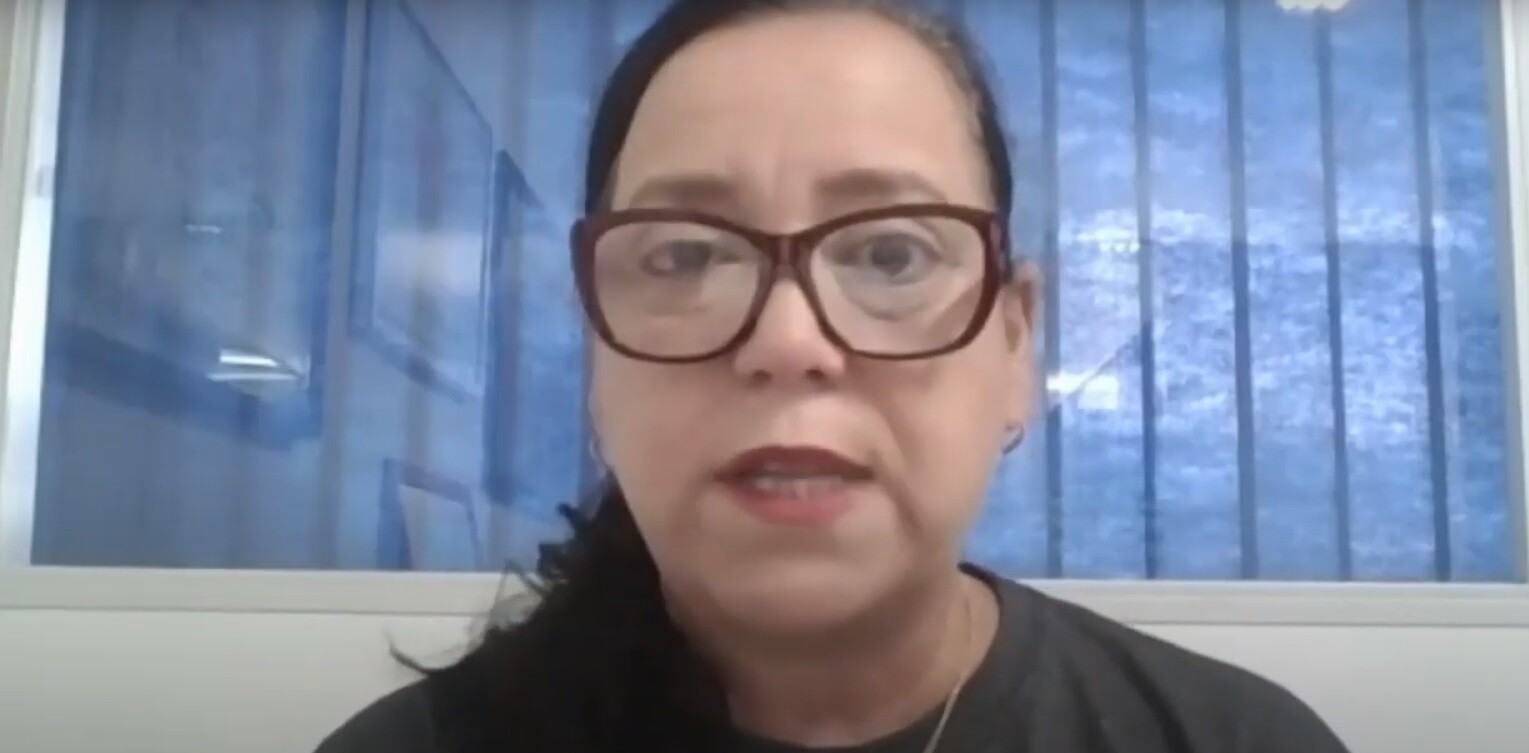 Coordenadora do Banco de Perucas da Amucc, Maria Machado