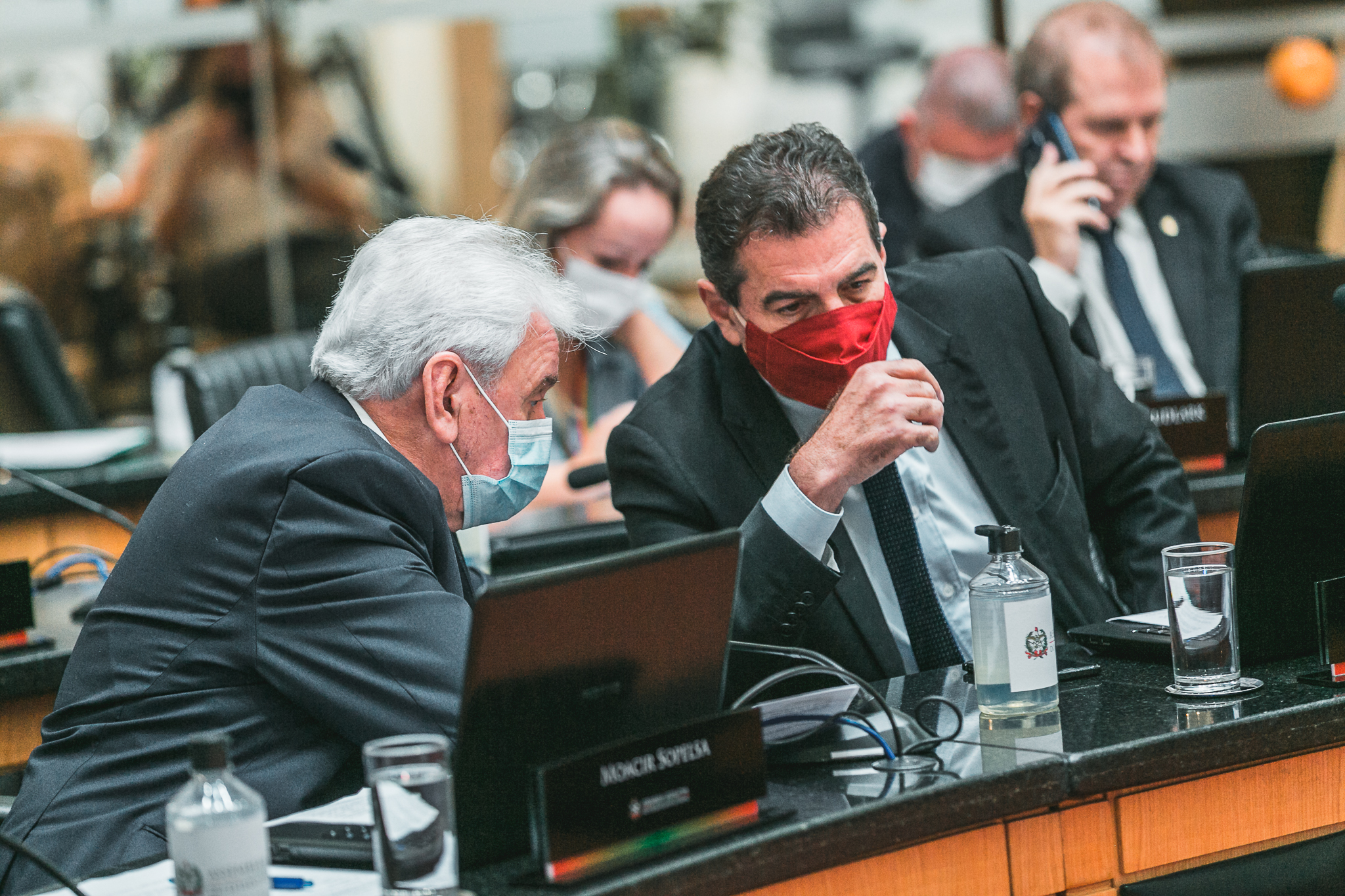 Deputado Moacir Sopelsa (MDB) - Deputado Valdir Cobalchini (MDB)