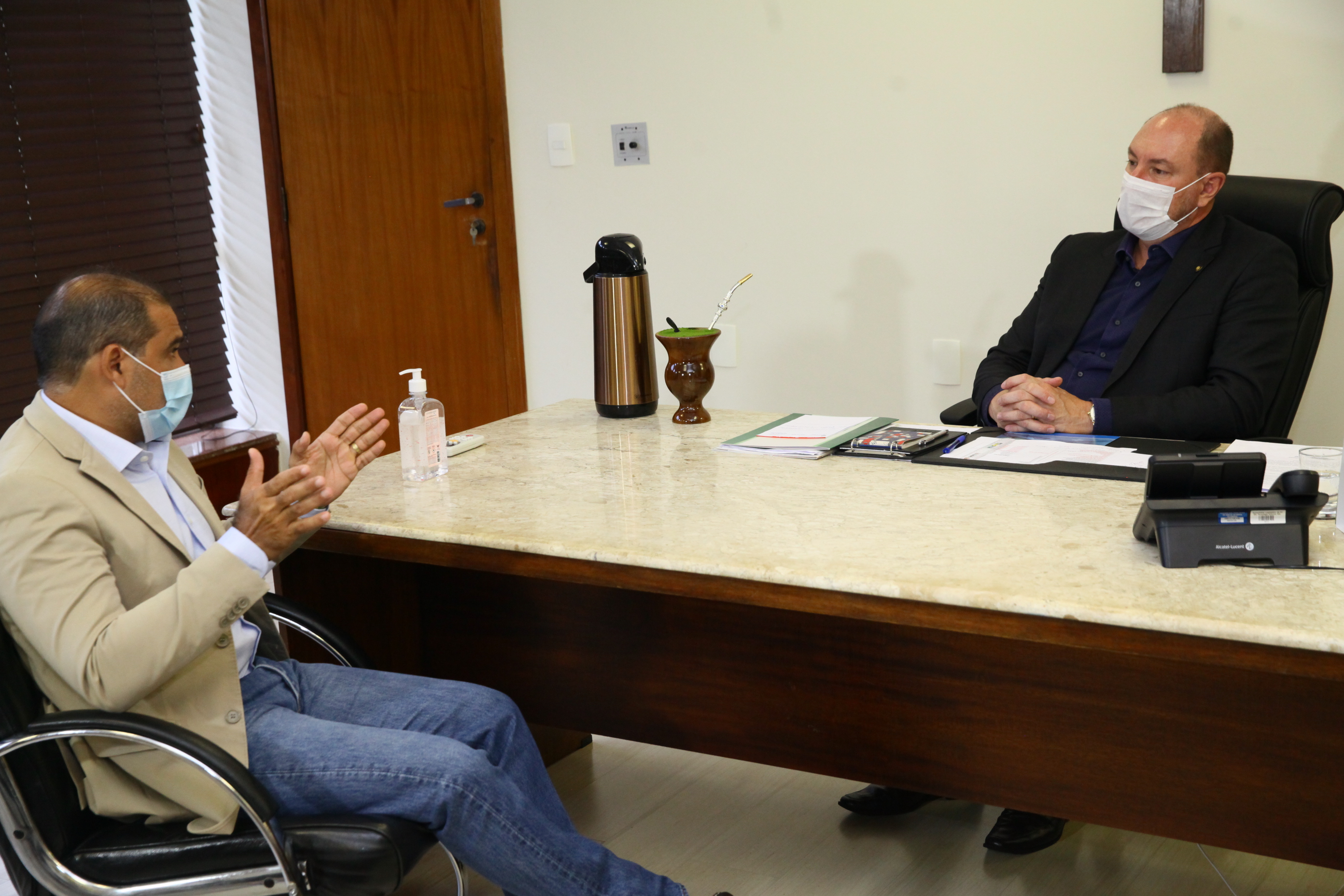 Visita do Deputado Marcelo Cabral (RR)