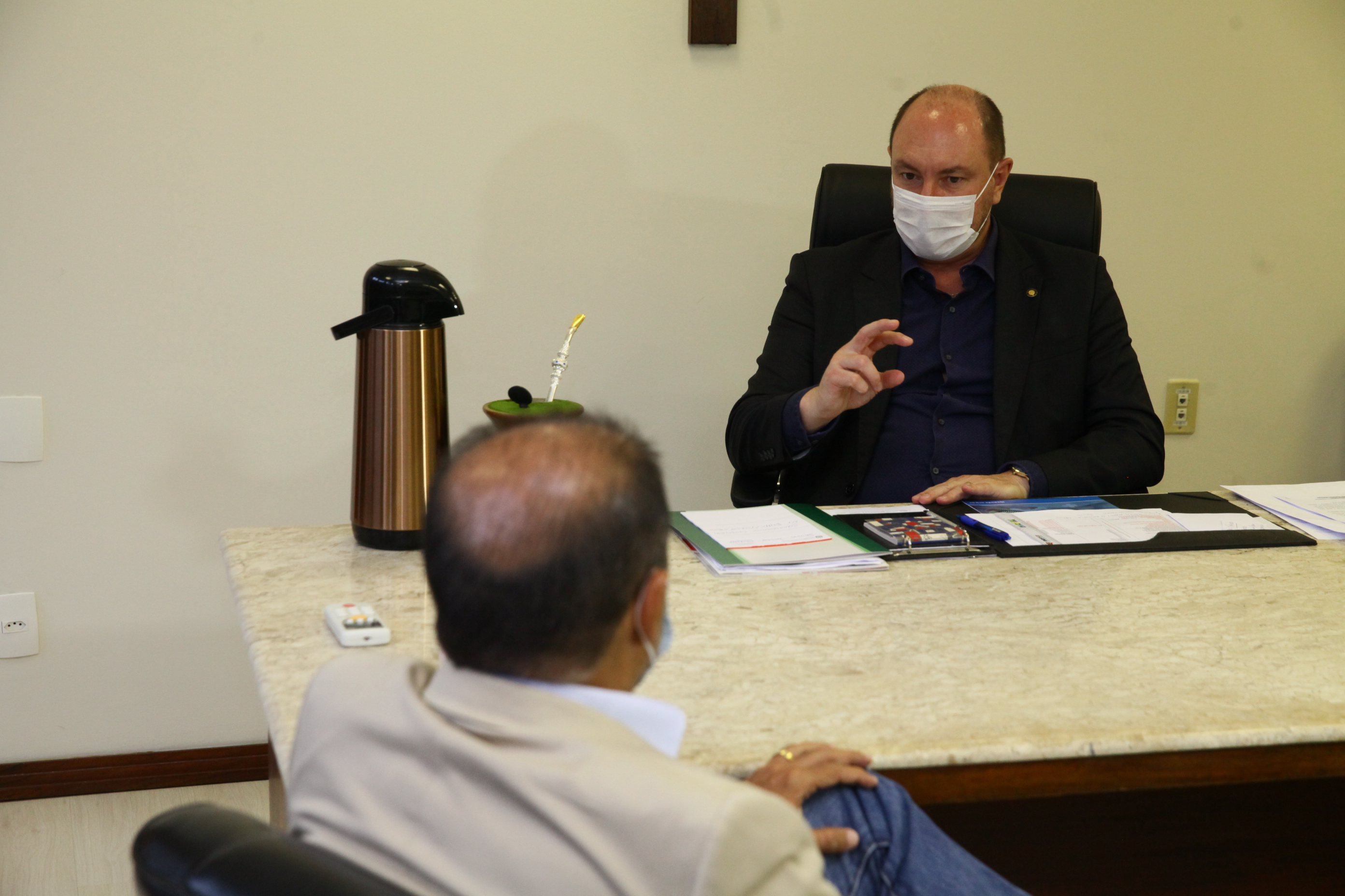 Visita do Deputado Marcelo Cabral (RR)