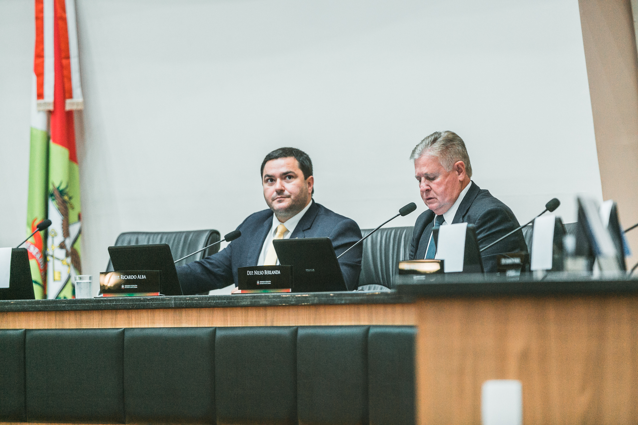 Deputado Nilso Berlanda (PL) - Deputado Ricardo Alba (PSL)