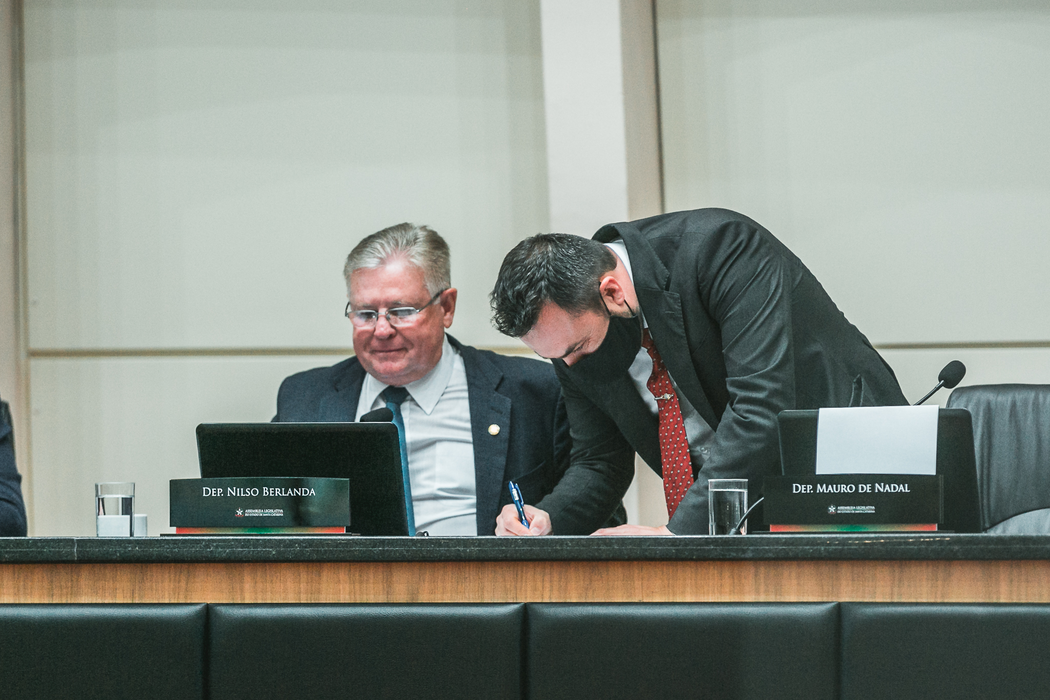 Deputado Nilso Berlanda (PL) - Deputado Marcius Machado (PL)