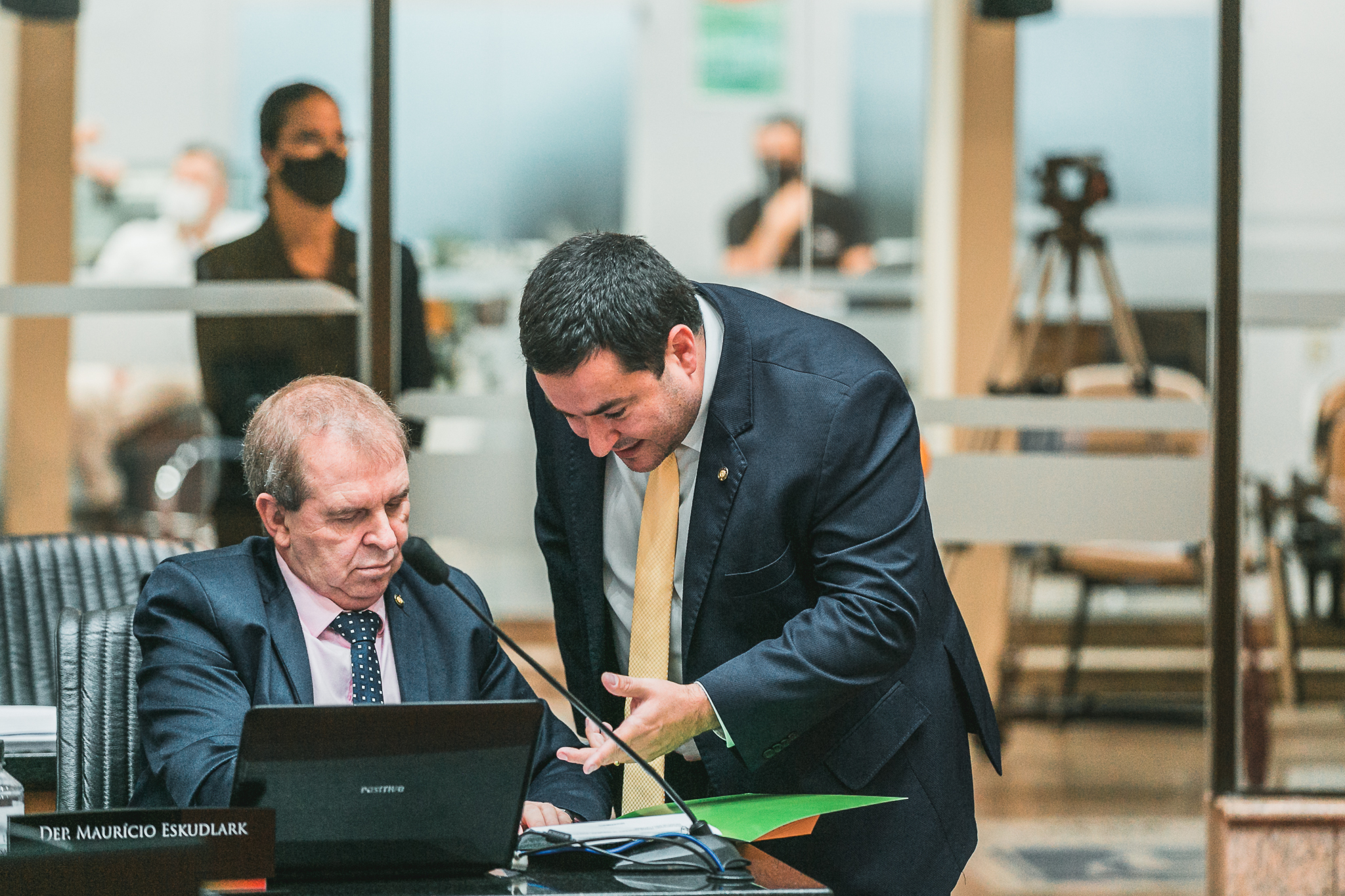 Deputado Ricardo Alba (PSL) - Deputado Maurício Eskudlark (PL)
