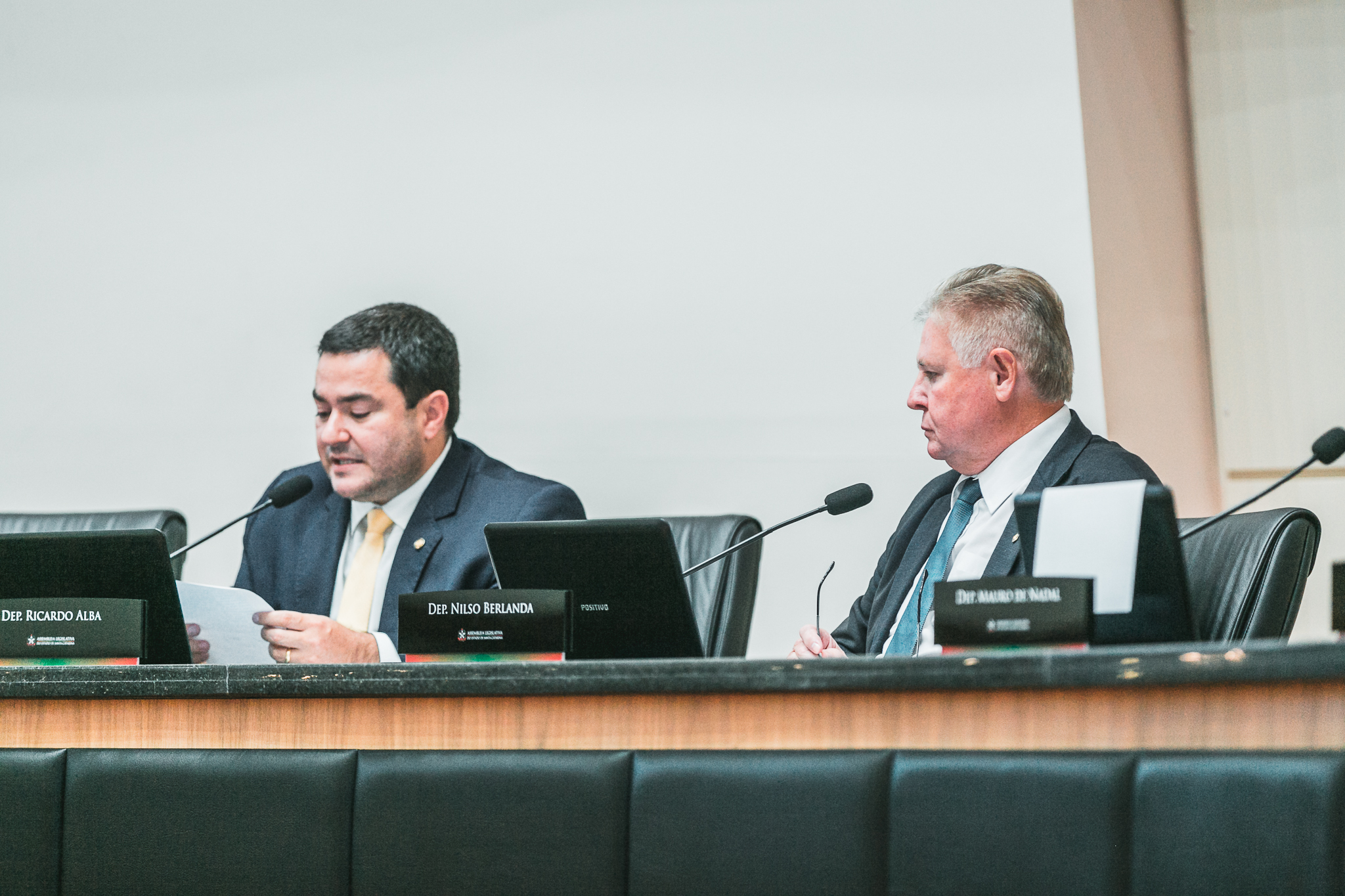 Deputado Ricardo Alba (PSL) - Deputado Nilso Berlanda (PL)