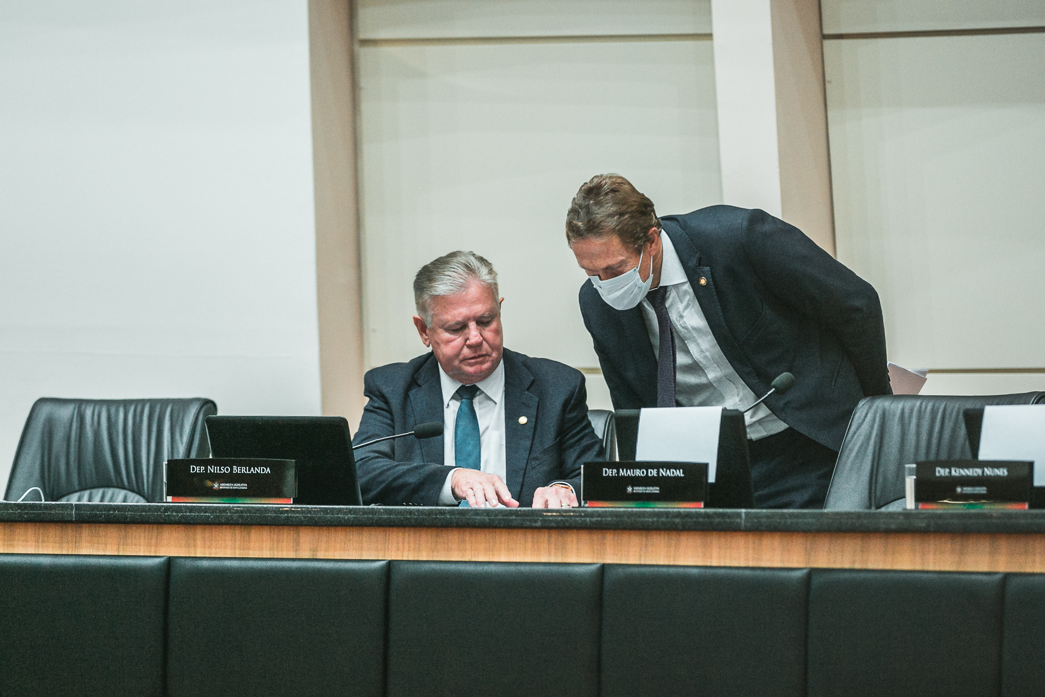 Deputado Volnei Weber (MDB) - Deputado Nilso Berlanda (PL)