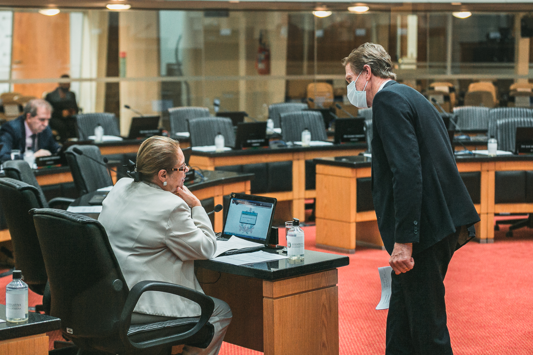 Deputado Volnei Weber (MDB) - Deputada Ada Faraco de Luca (MDB)