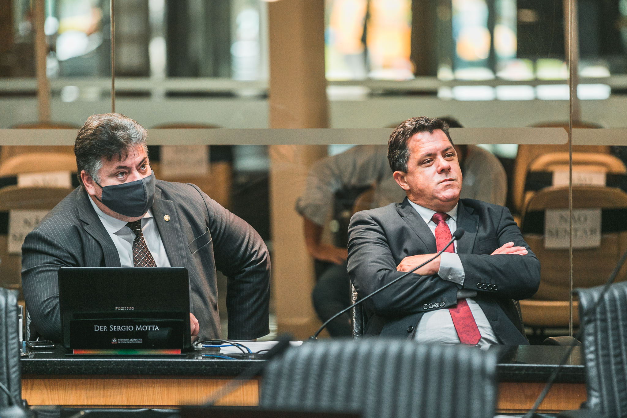 Deputado Sérgio Motta (PRB) - Deputado Ivan Natz (PL)
