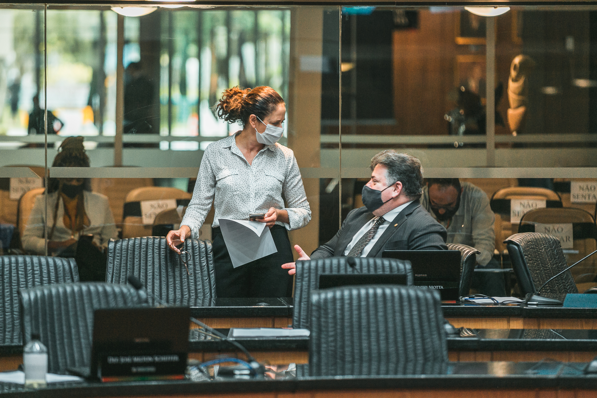 Deputada Marlene Fengler (PSD) - Deputado Sérgio Motta (PRB)