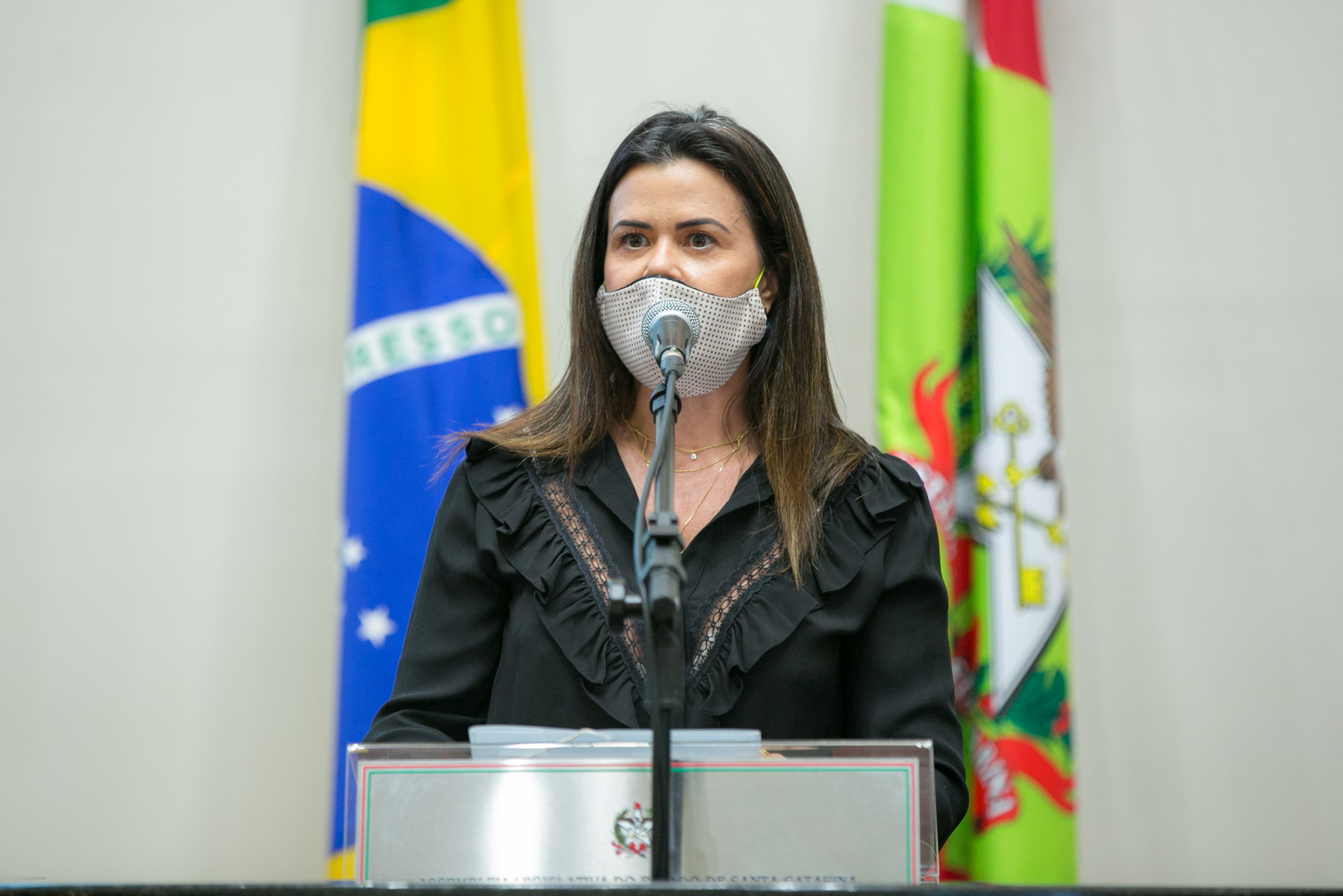 Procuradora-Geral do Ministério Público de Contas (MPC/SC), Cibelly Farias