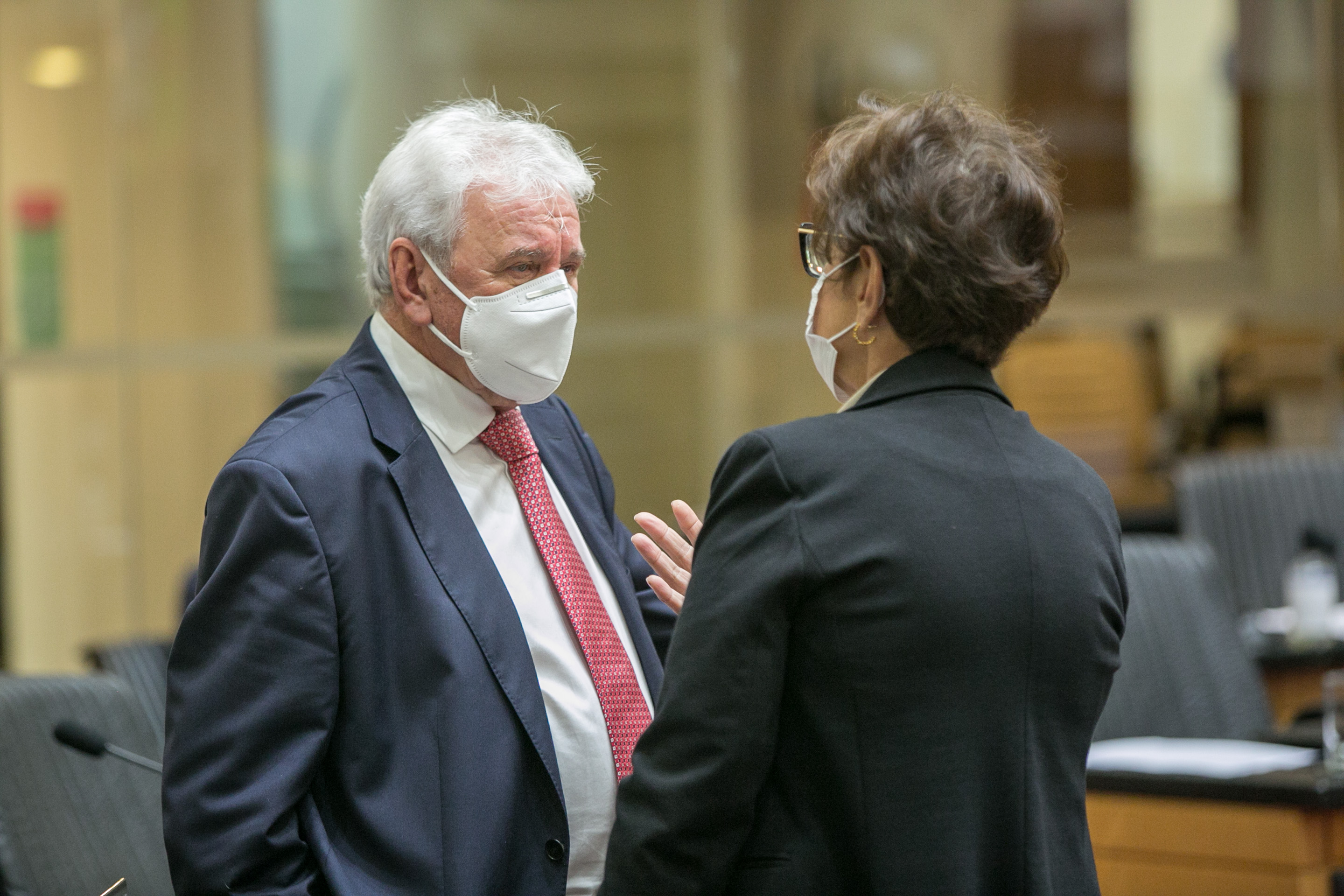 Deputado Moacir Sopelsa (MDB) e Deputada Dirce Heiderscheidt (MDB)