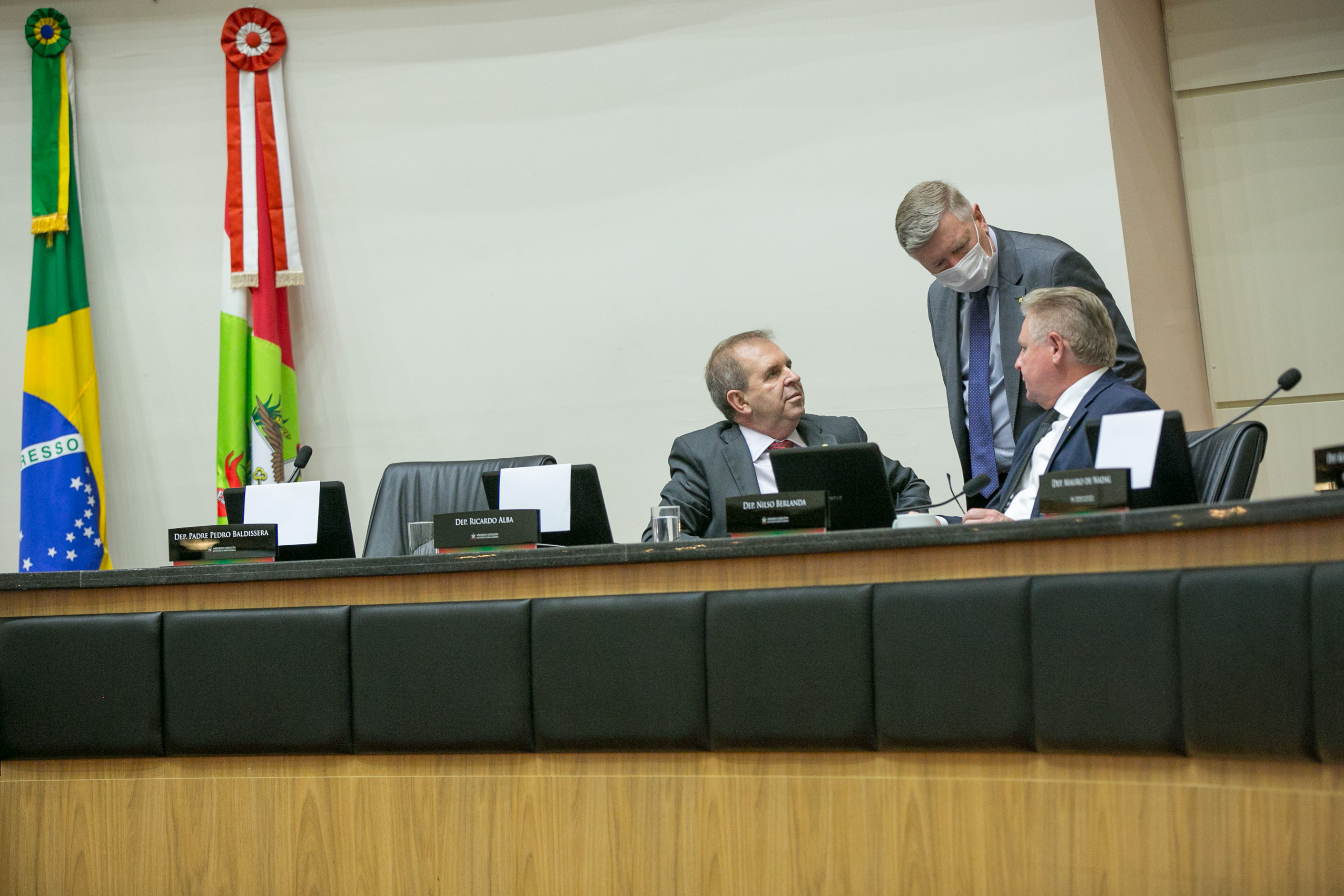 Deputado Maurício Eskudlark (PL) e Deputado Nilso Berlanda (PL)