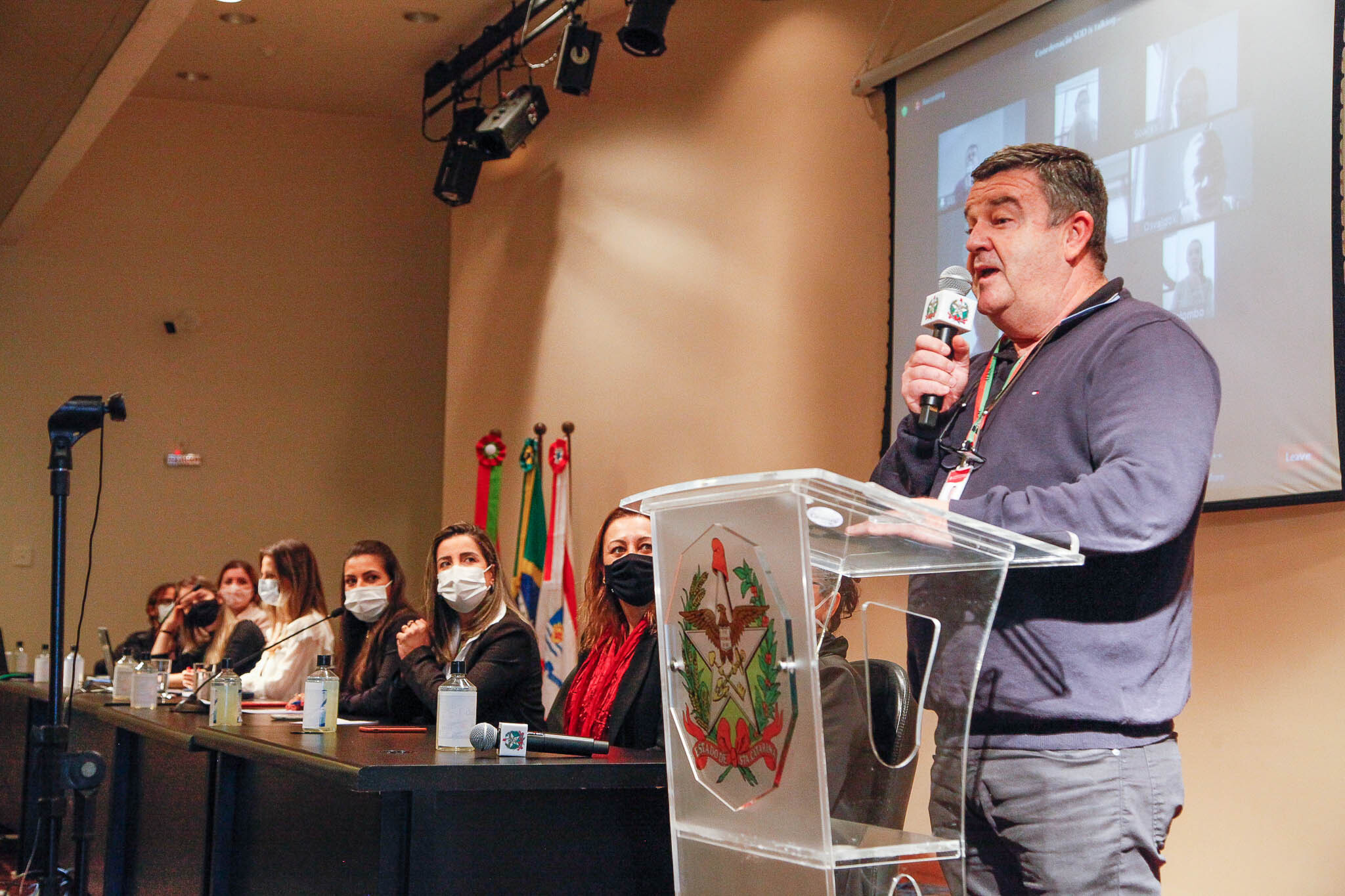 Diretor-geral da Alesc, Luiz Alberto Jacobus