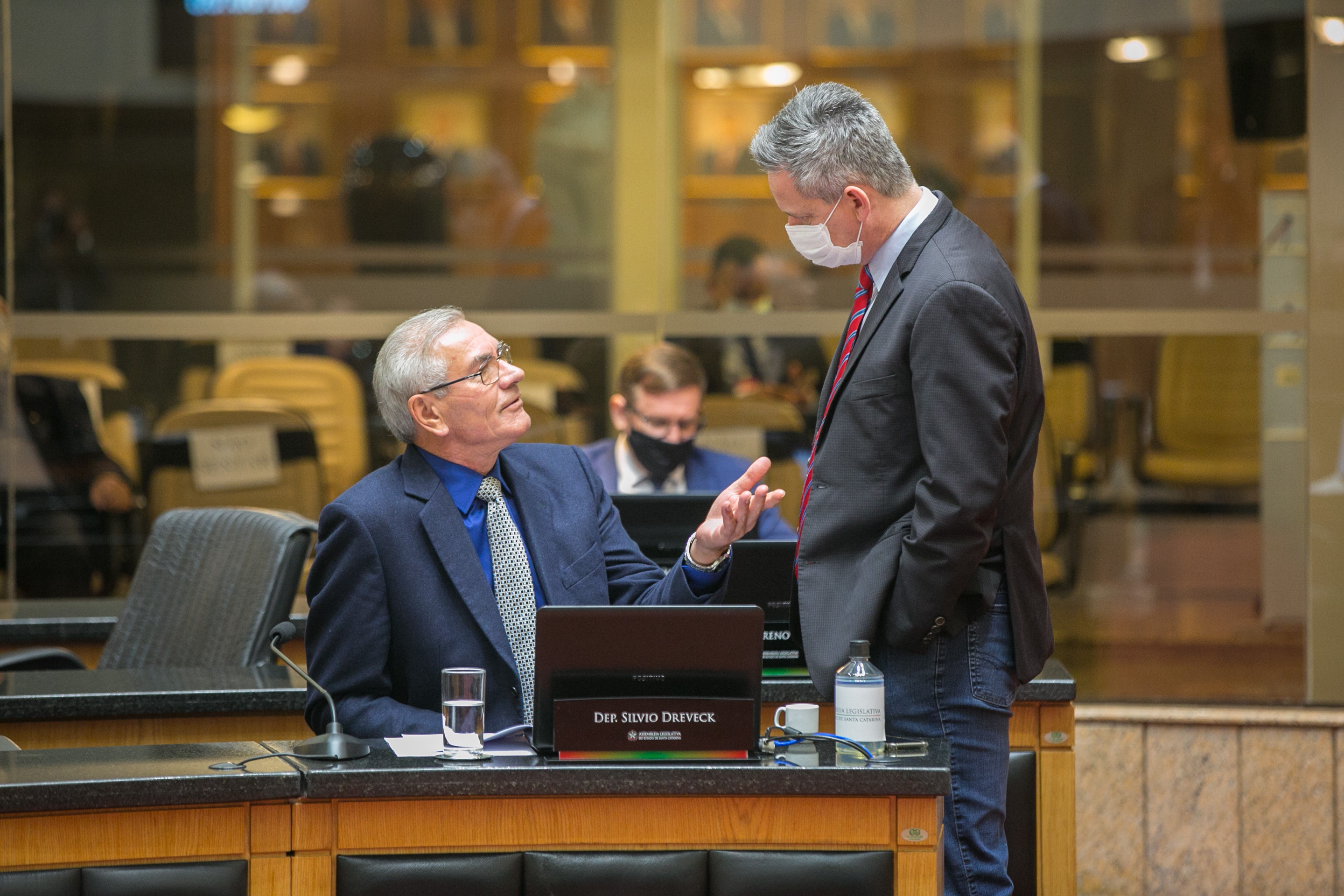 Deputado Silvio Dreveck (PP) e Deputado Jean Kuhlmann (PSD)