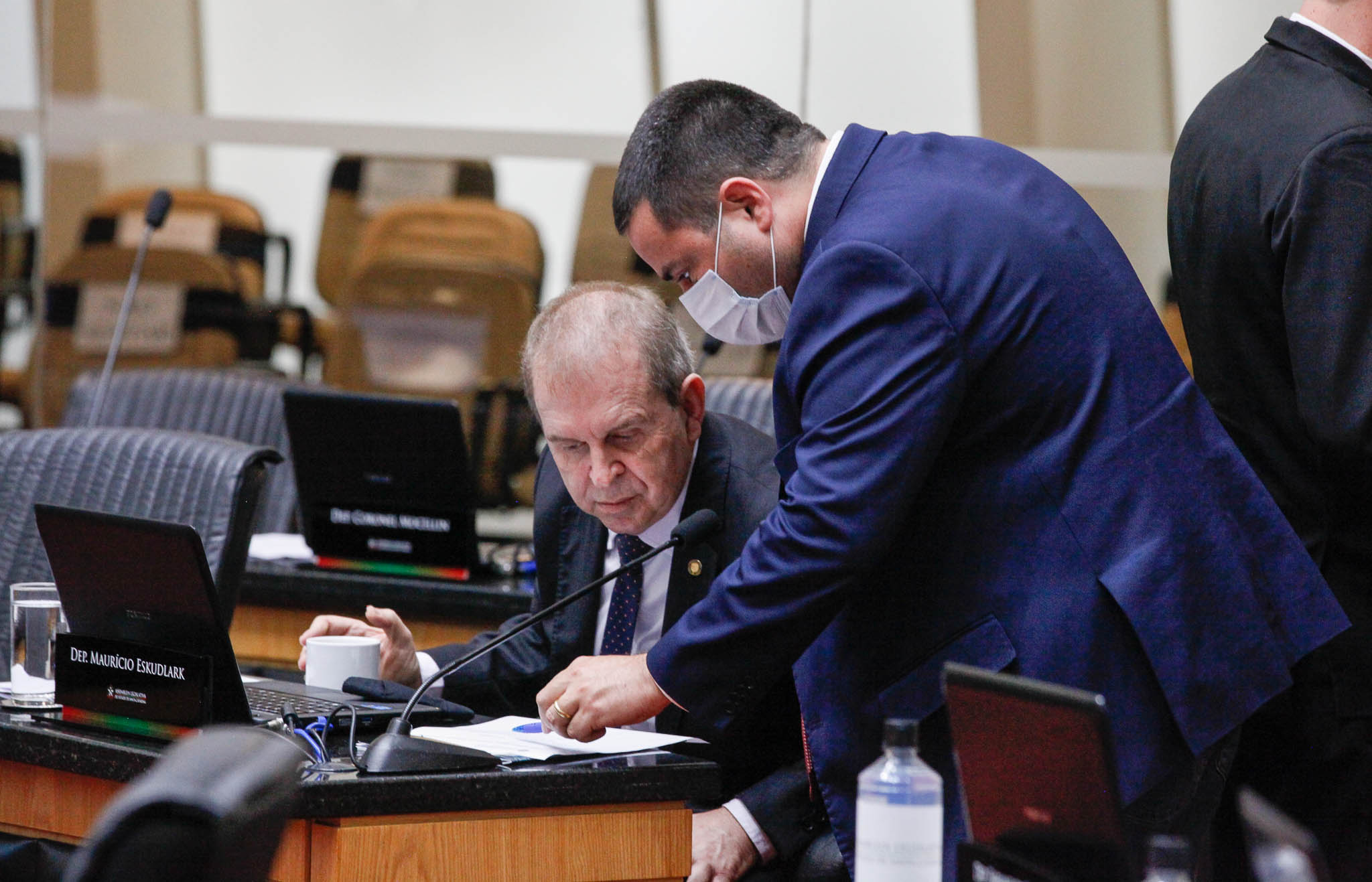 Deputado Maurício Eskudlark (PL), Deputado Ricardo Alba (PSL)