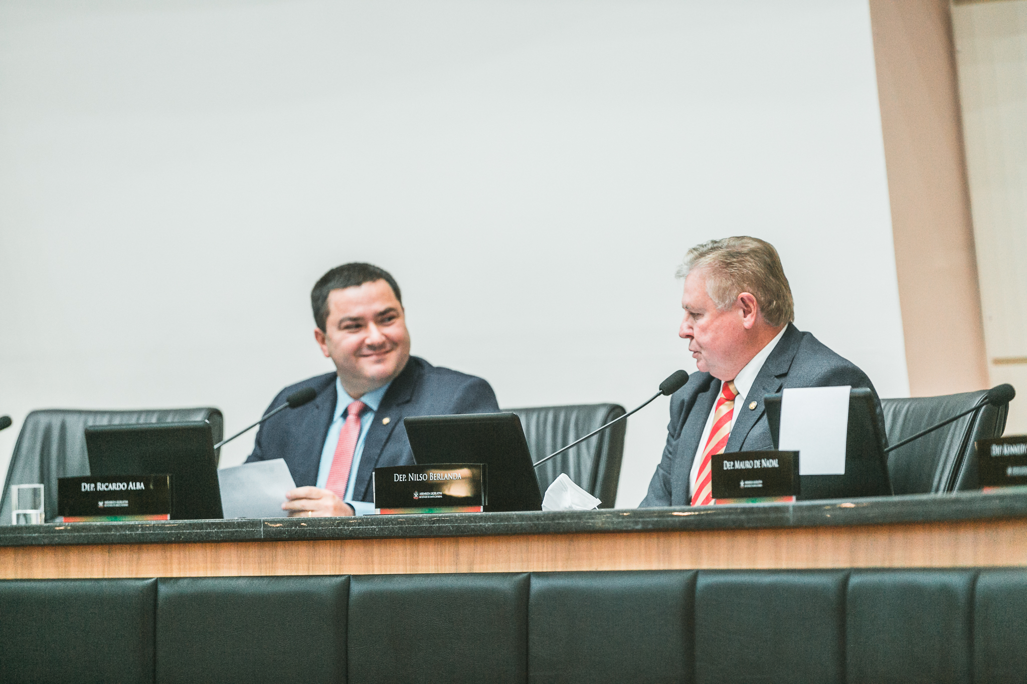 Deputado Ricardo Alba (PSL) - Deputado Nilso Berlanda (PL)