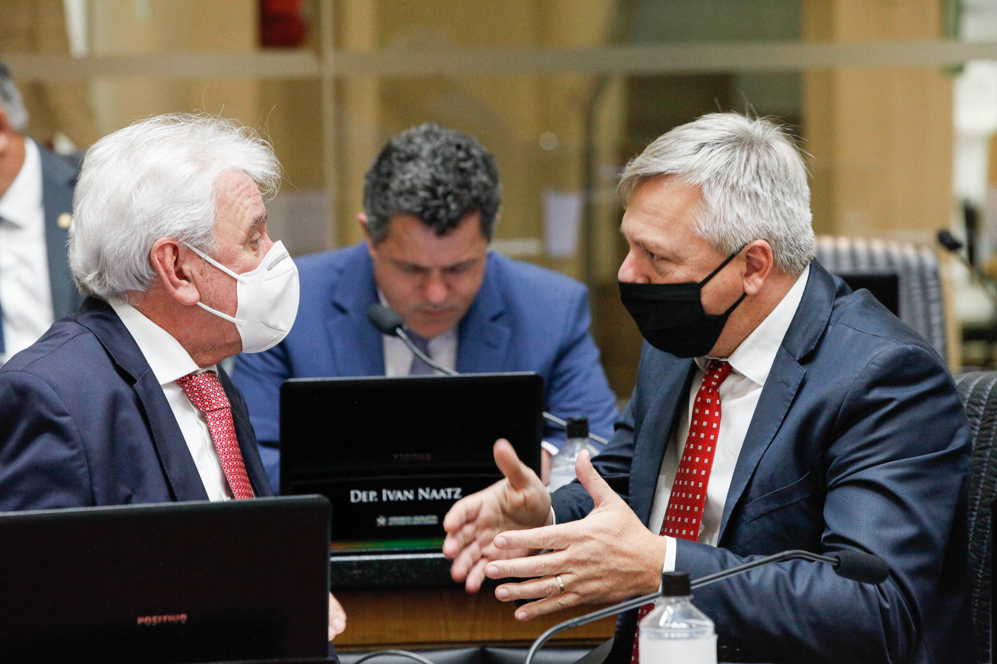 Deputado Moacir Sopelsa (MDB), Deputado Fabiano da Luz (PT)