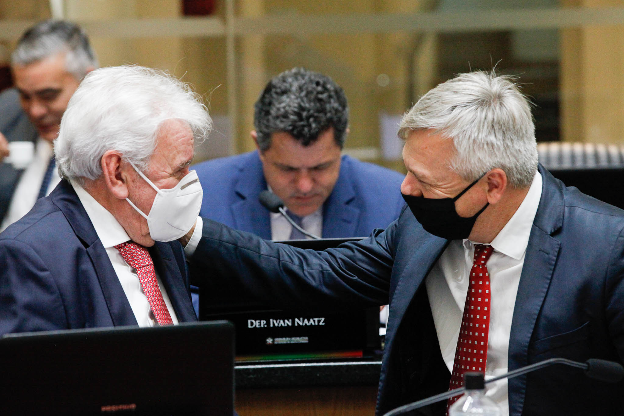Deputado Moacir Sopelsa (MDB), Deputado Fabiano da Luz (PT)
