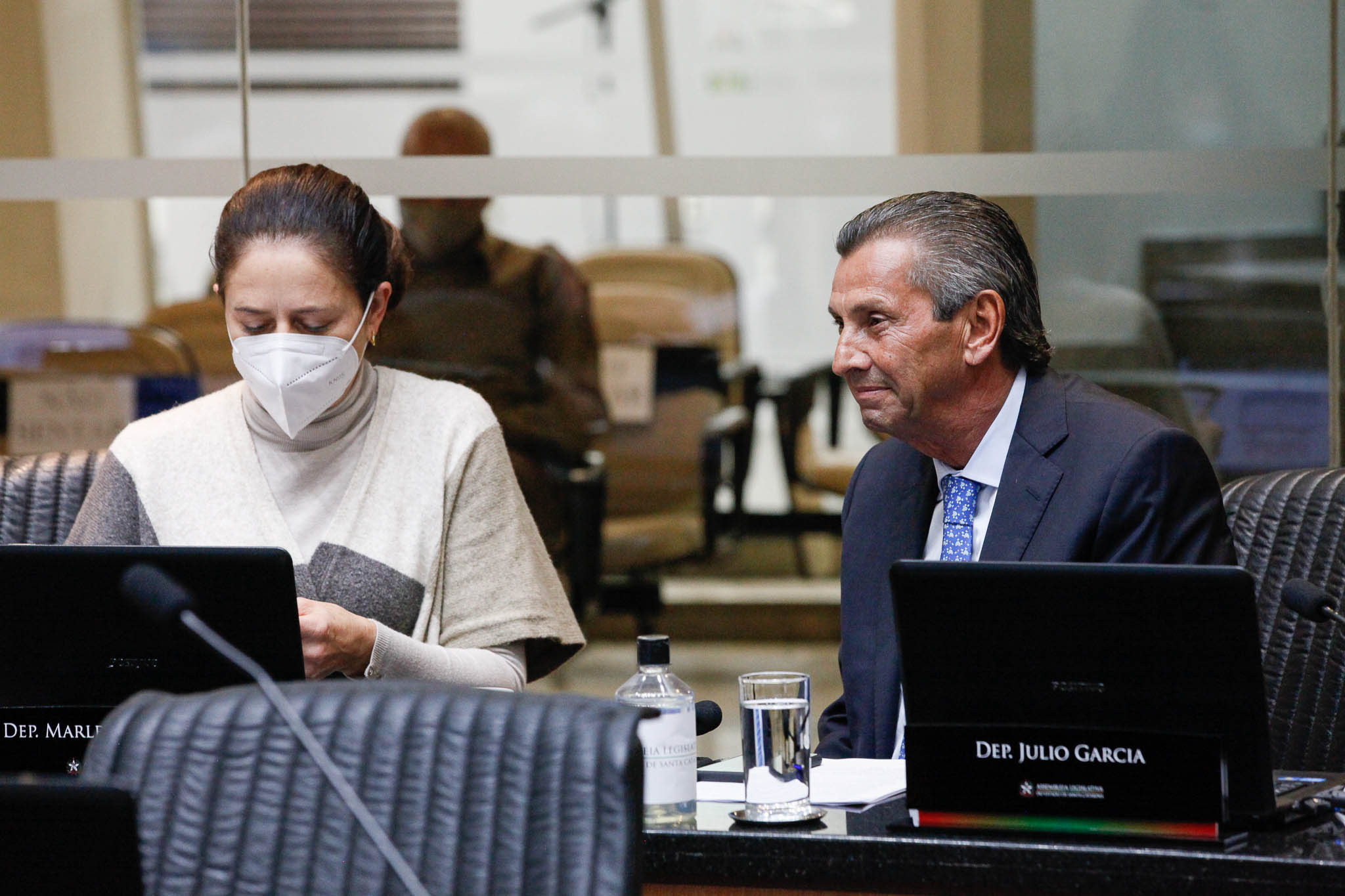 Deputada Marlene Fengler (PSD), Deputado Júlio Garcia (PSD)
