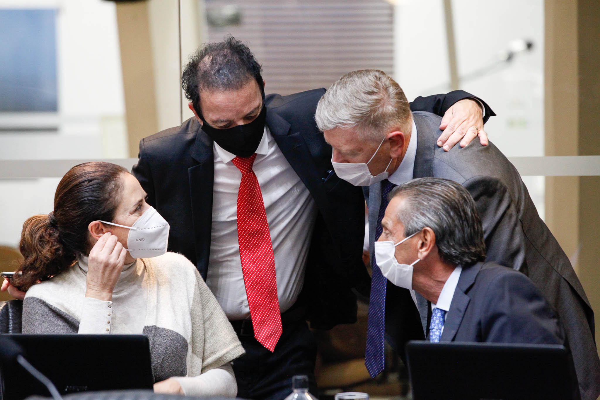 Deputada Marlene Fengler (PSD), Deputado Ismael Santos (PSD), Deputado Milton Hobus (PSD), Deputado Júlio Garcia (PSD)