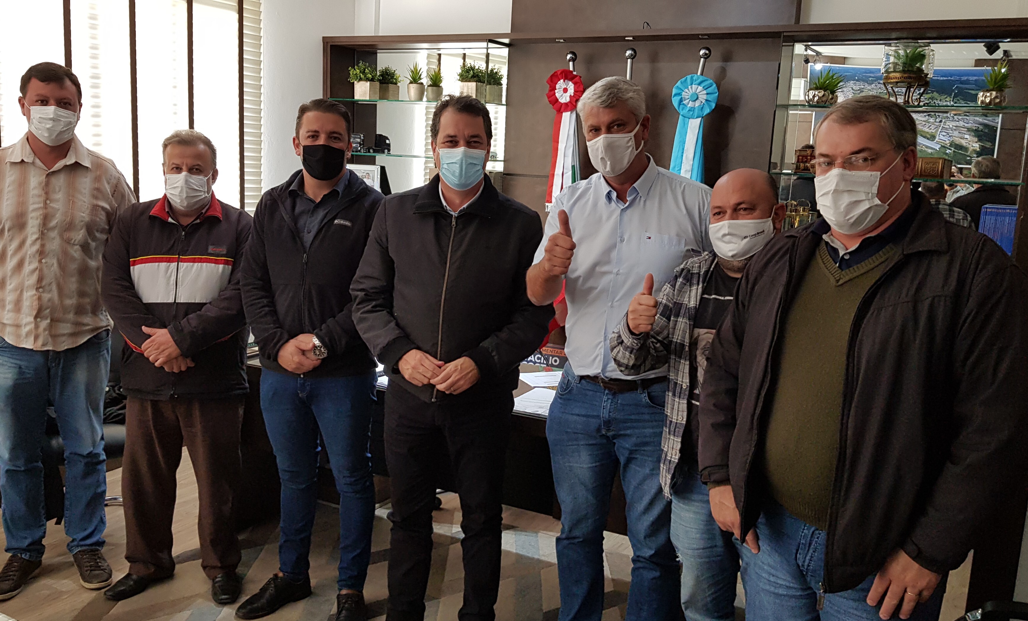 Minotto visita Otacílio Costa